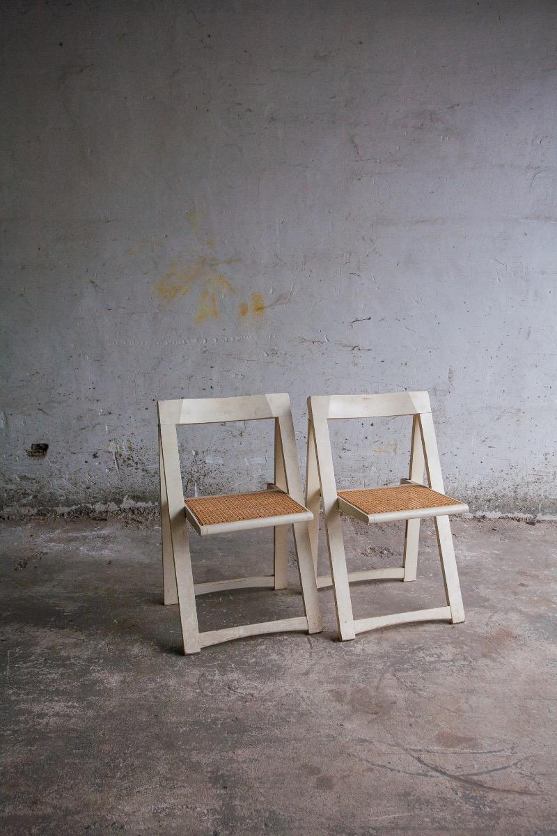 Set van 2 ‘Trieste’ klapstoelen door Aldo Jacober