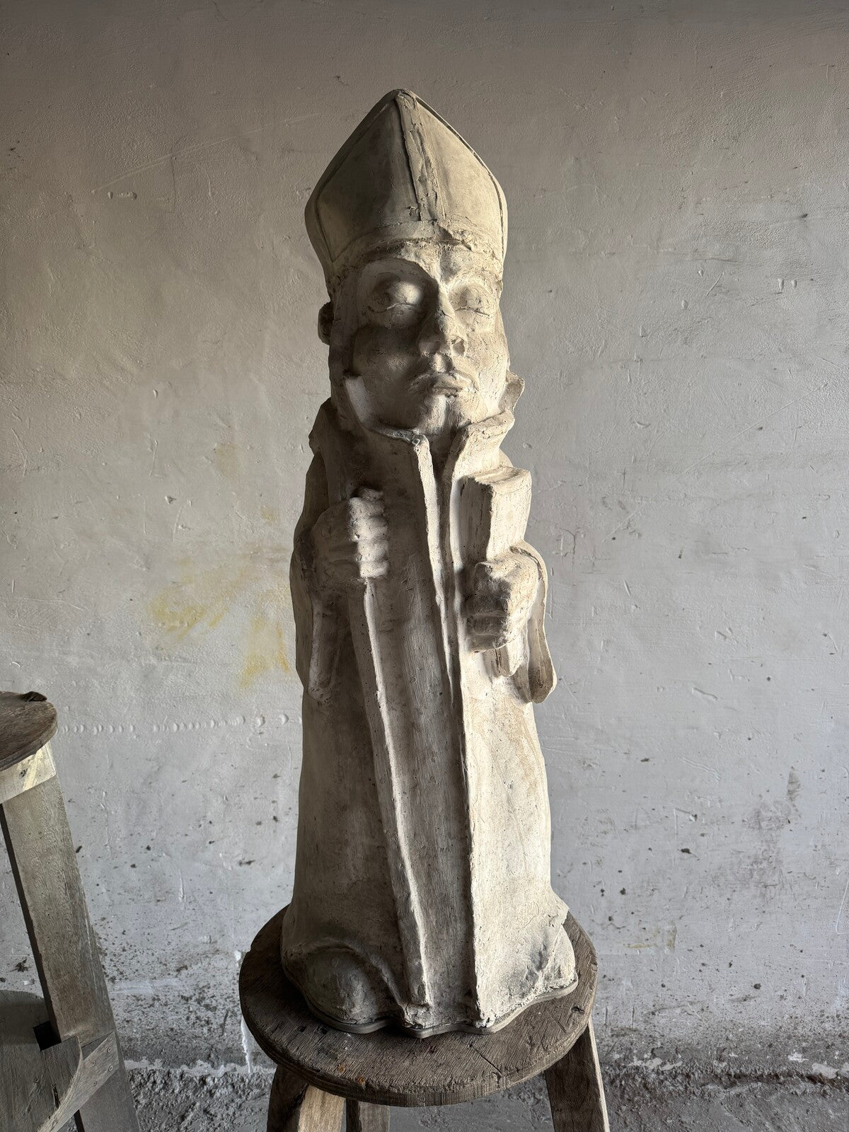 Set of plaster sculptures by Walter De Buck