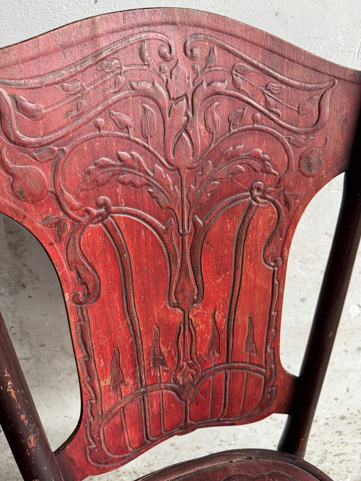 Set of 4 Art Nouveau chairs by Jacob & Josef Kohn (ca. 1900)