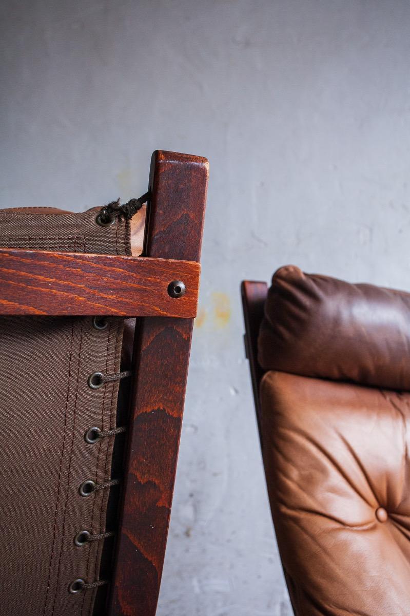 Siesta fauteuil met ottoman door Ingmar Relling
