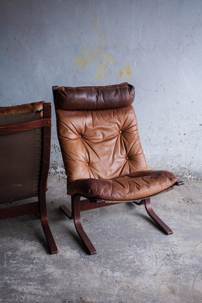 Siesta fauteuil met ottoman door Ingmar Relling