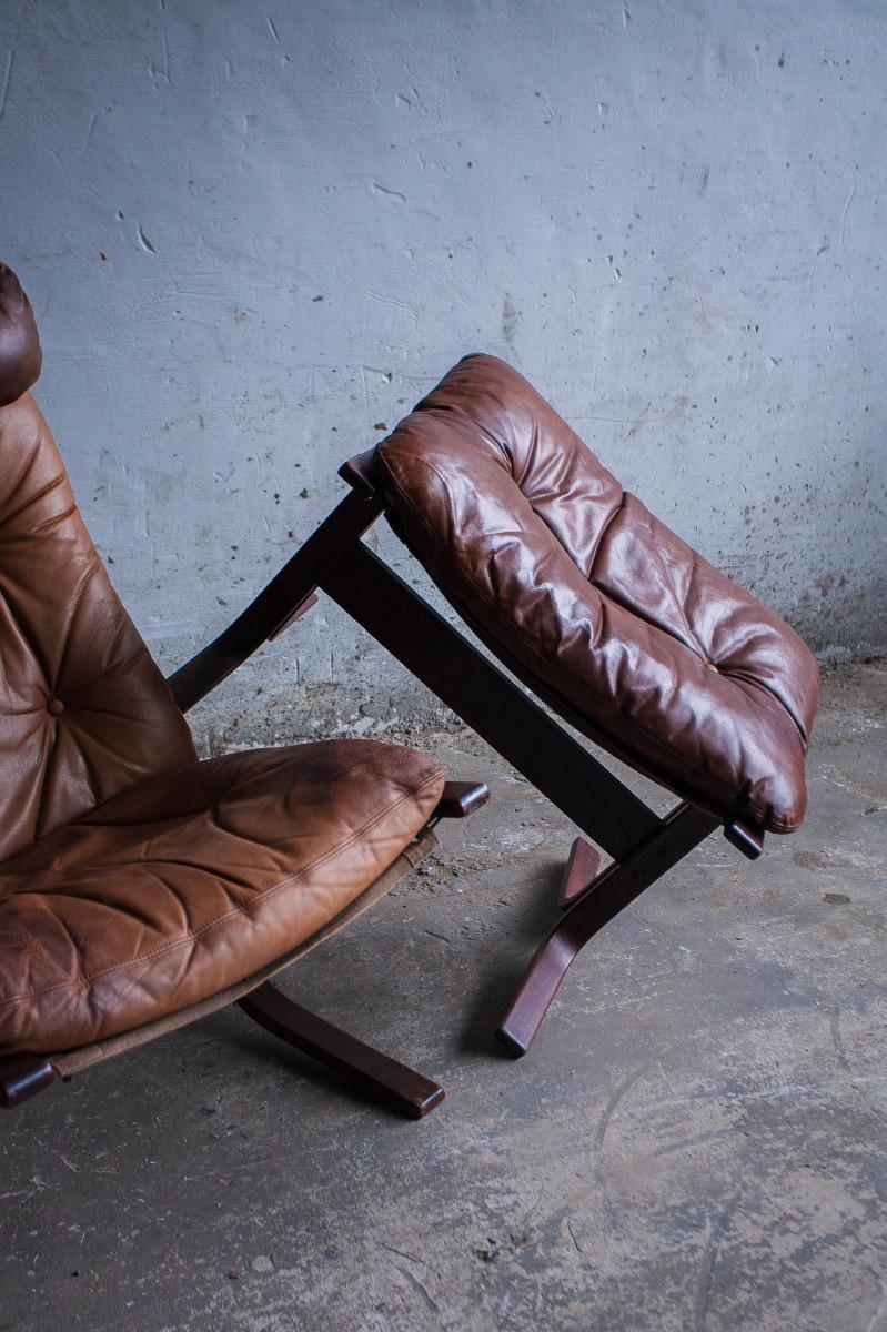 Siesta fauteuil met ottoman door Ingmar Relling