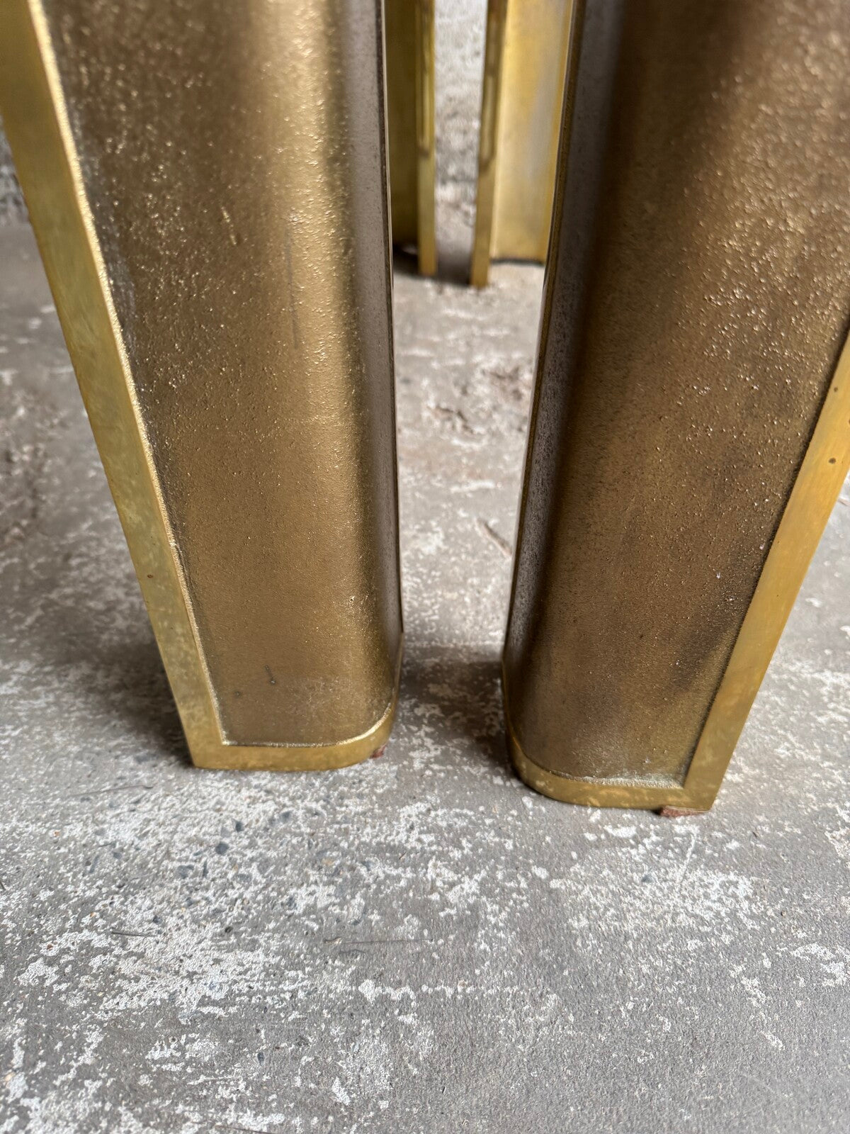 Bronzen bijzettafels van Peter Van Heeck (België, jaren 70)