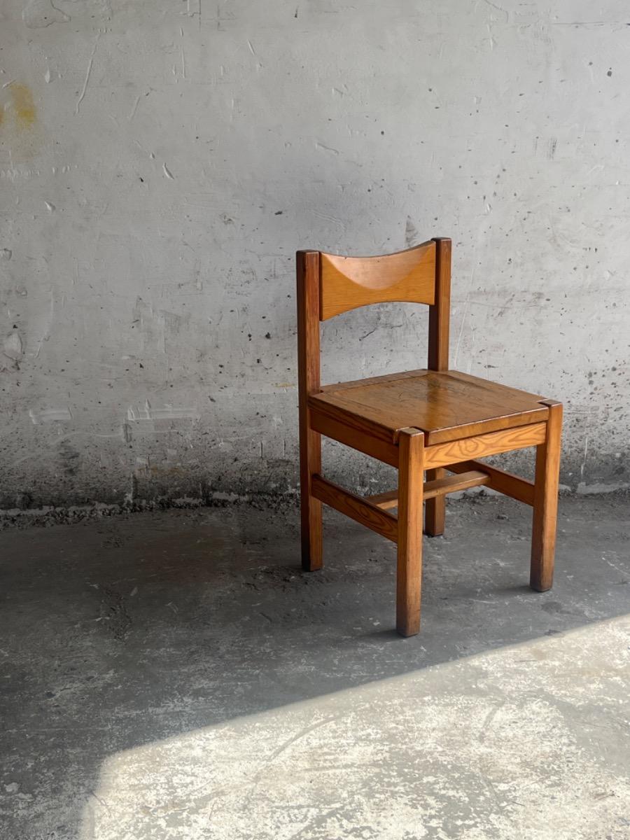 Suite of vintage 6 chairs and a dining table Ilmari Tapiovaara 1960s