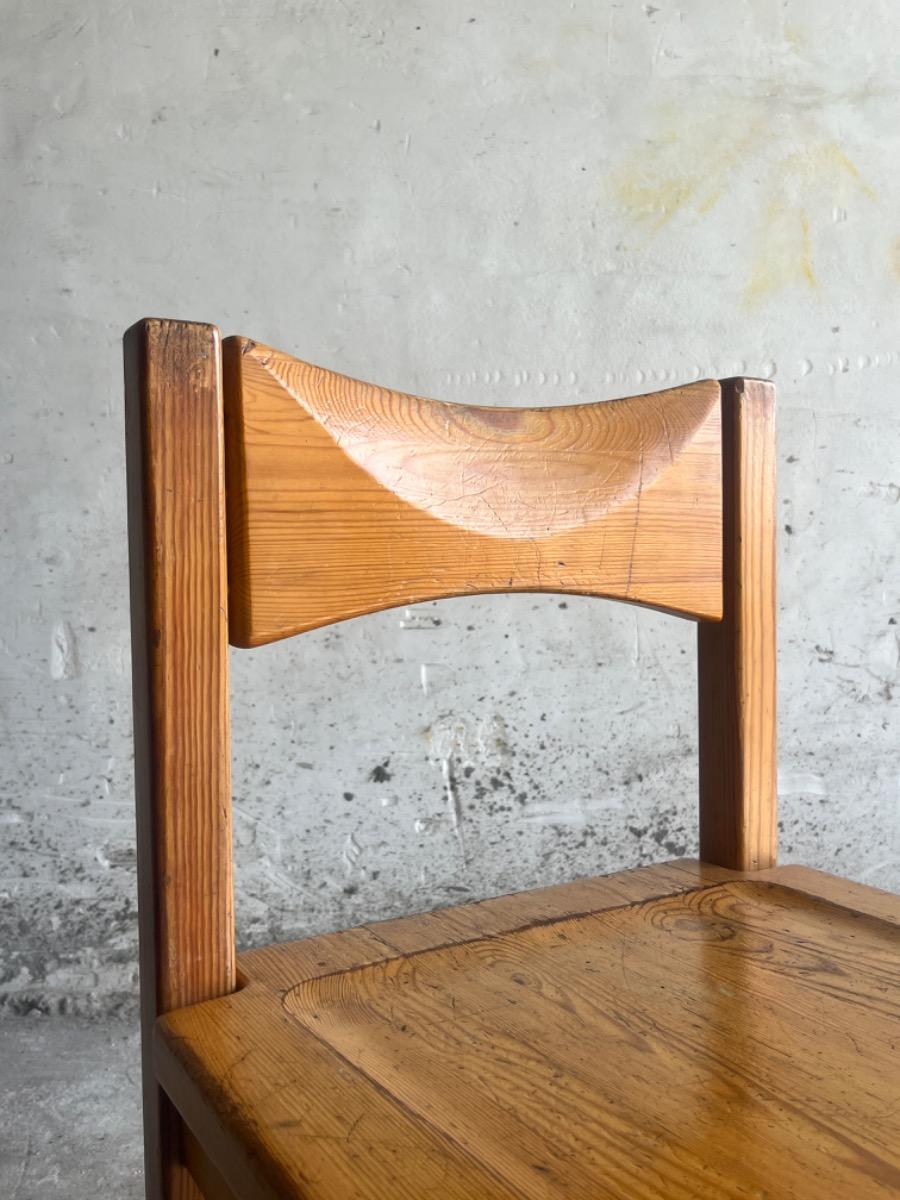 Suite of vintage 6 chairs and a dining table Ilmari Tapiovaara 1960s