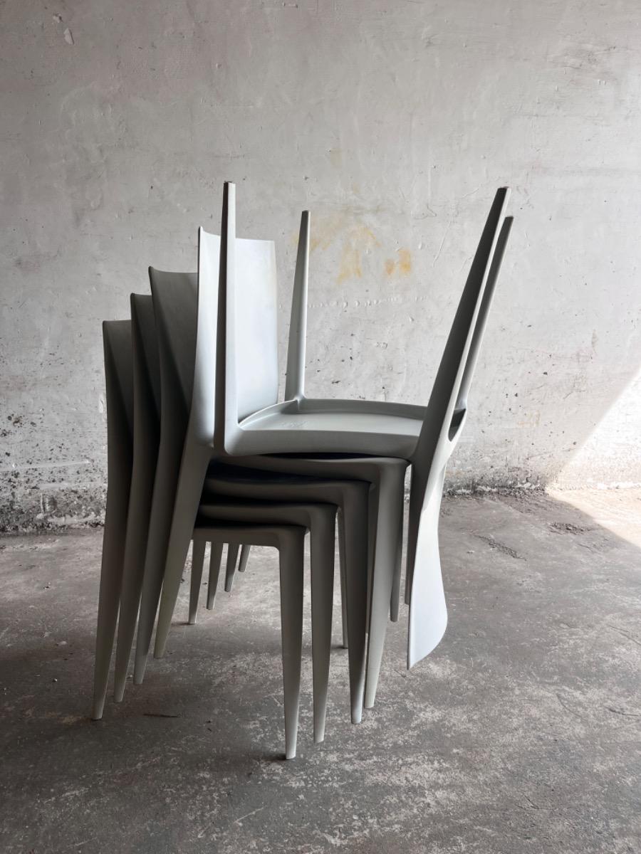 Set van 6 Bellini stoelen door Mario Bellini voor Heller