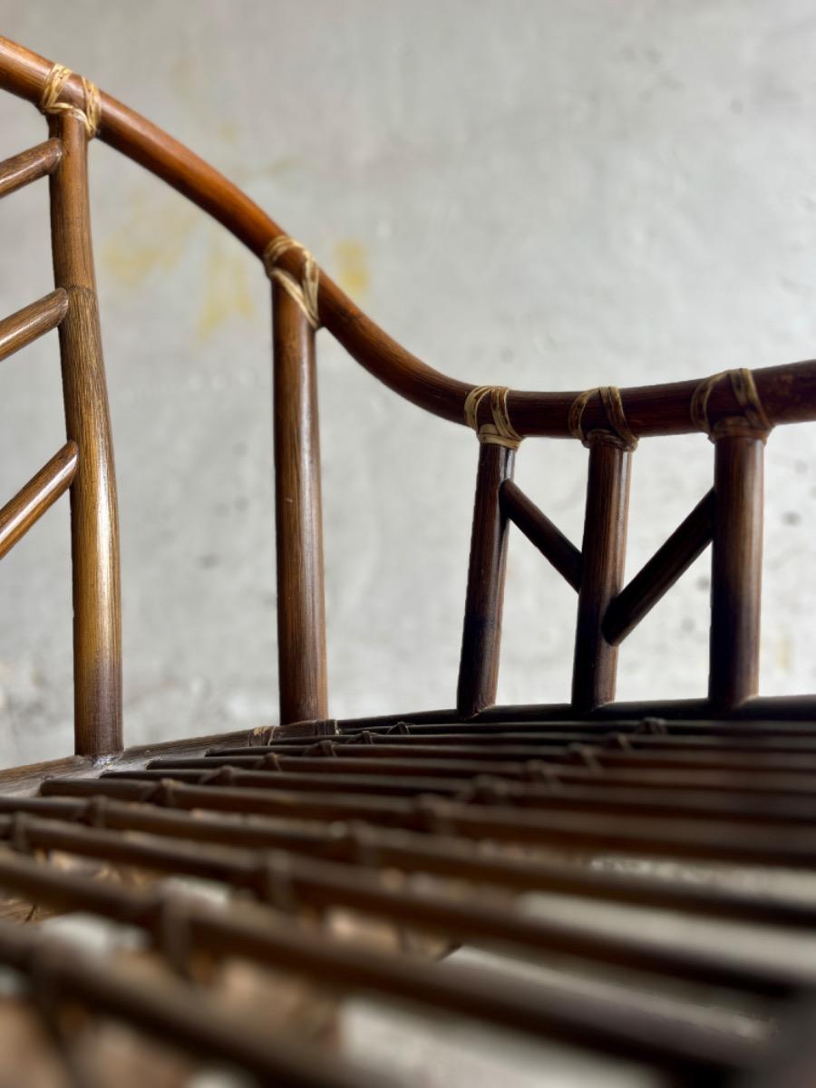 Rare set of McGuire rattan armchairs from the 1970s