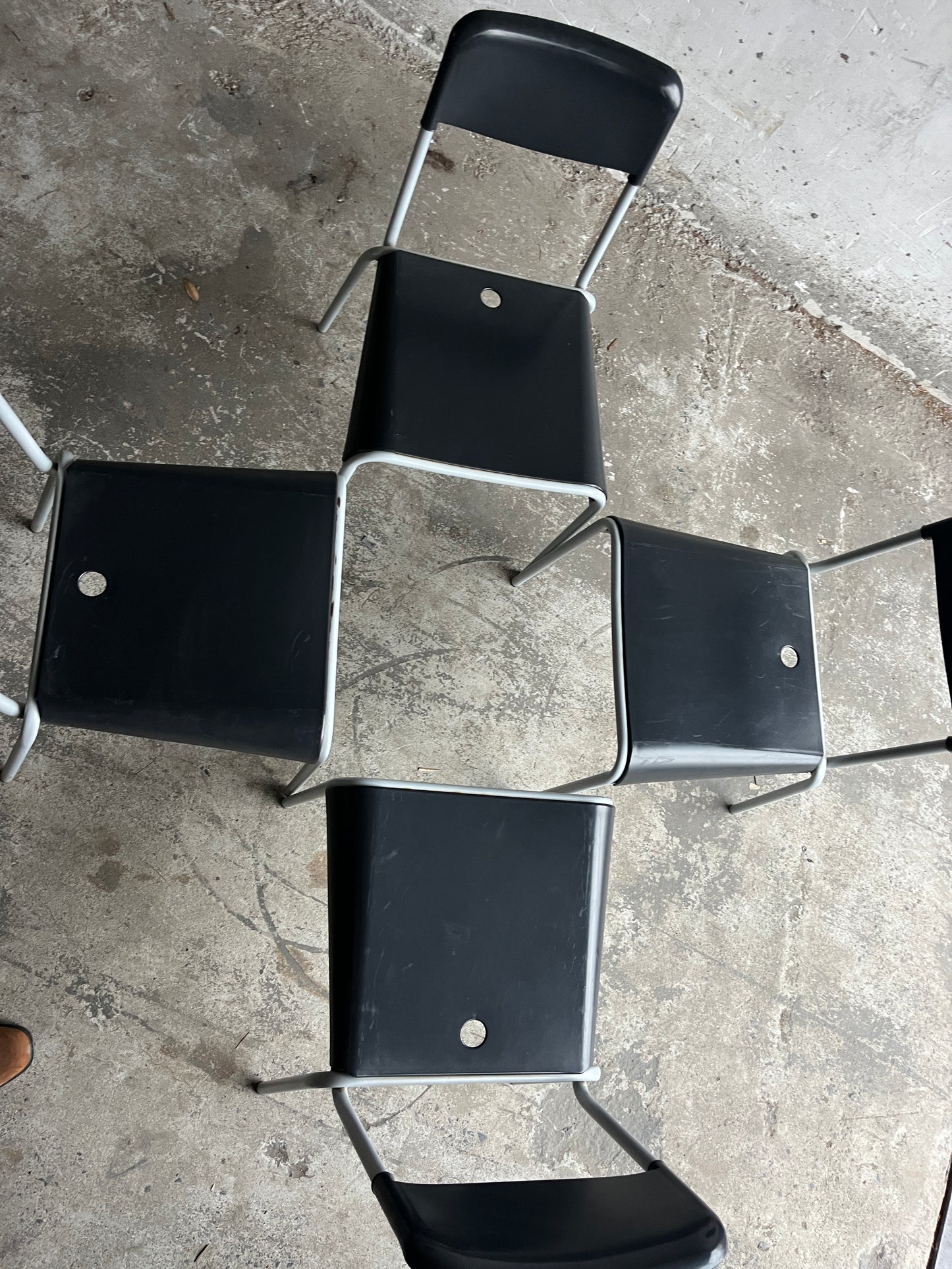 Set of 4 Calligaris Dining Chairs, Italy, 1990s