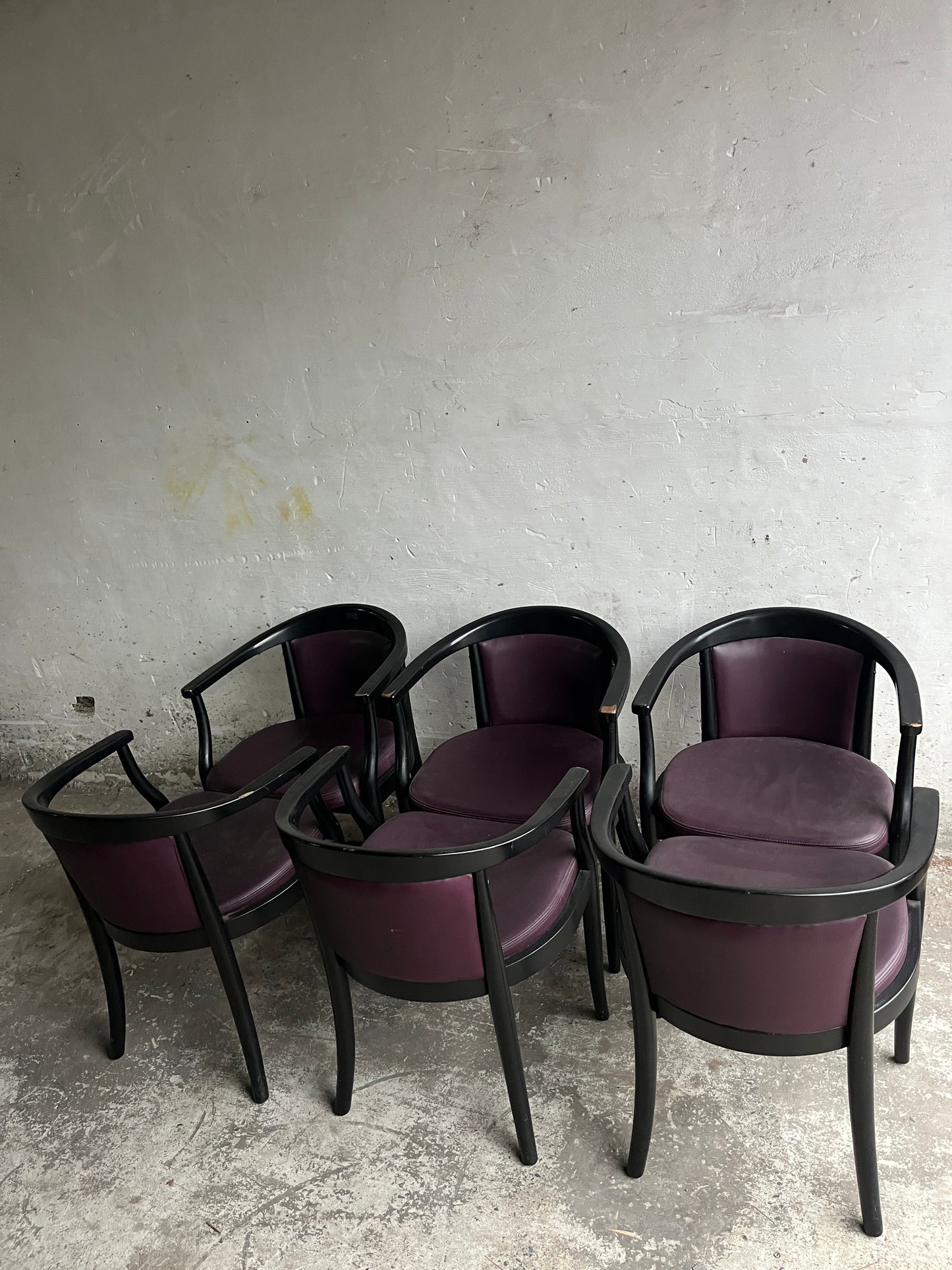 Set of 6 Gemla Sweden Armchairs – Sabena Aviation