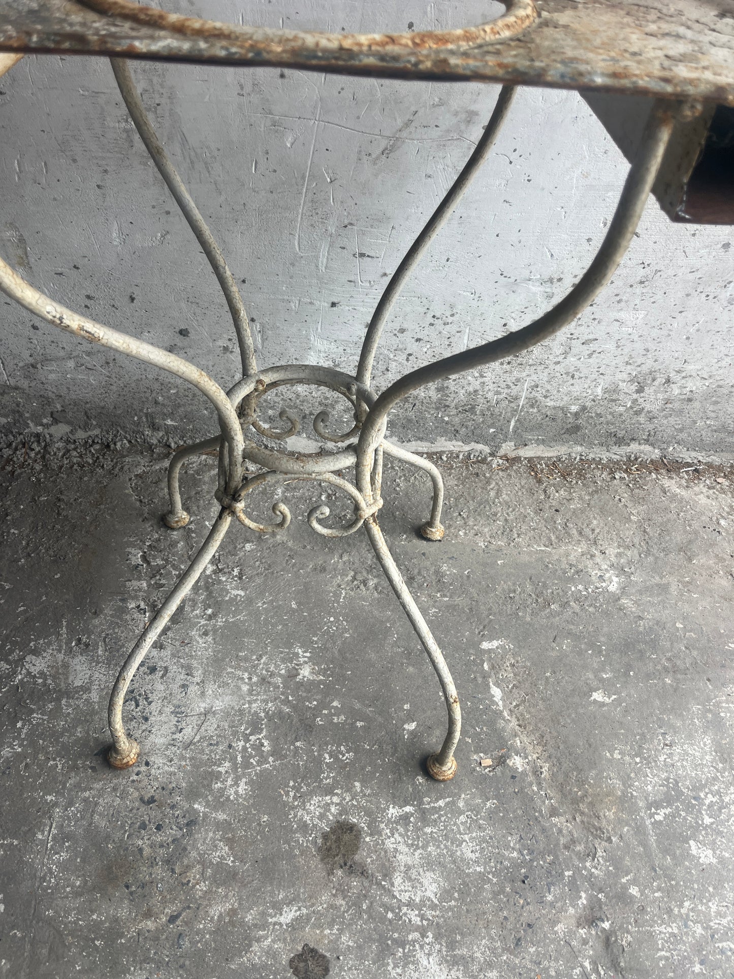 Antique French Wrought Iron Washstand, 19th Century