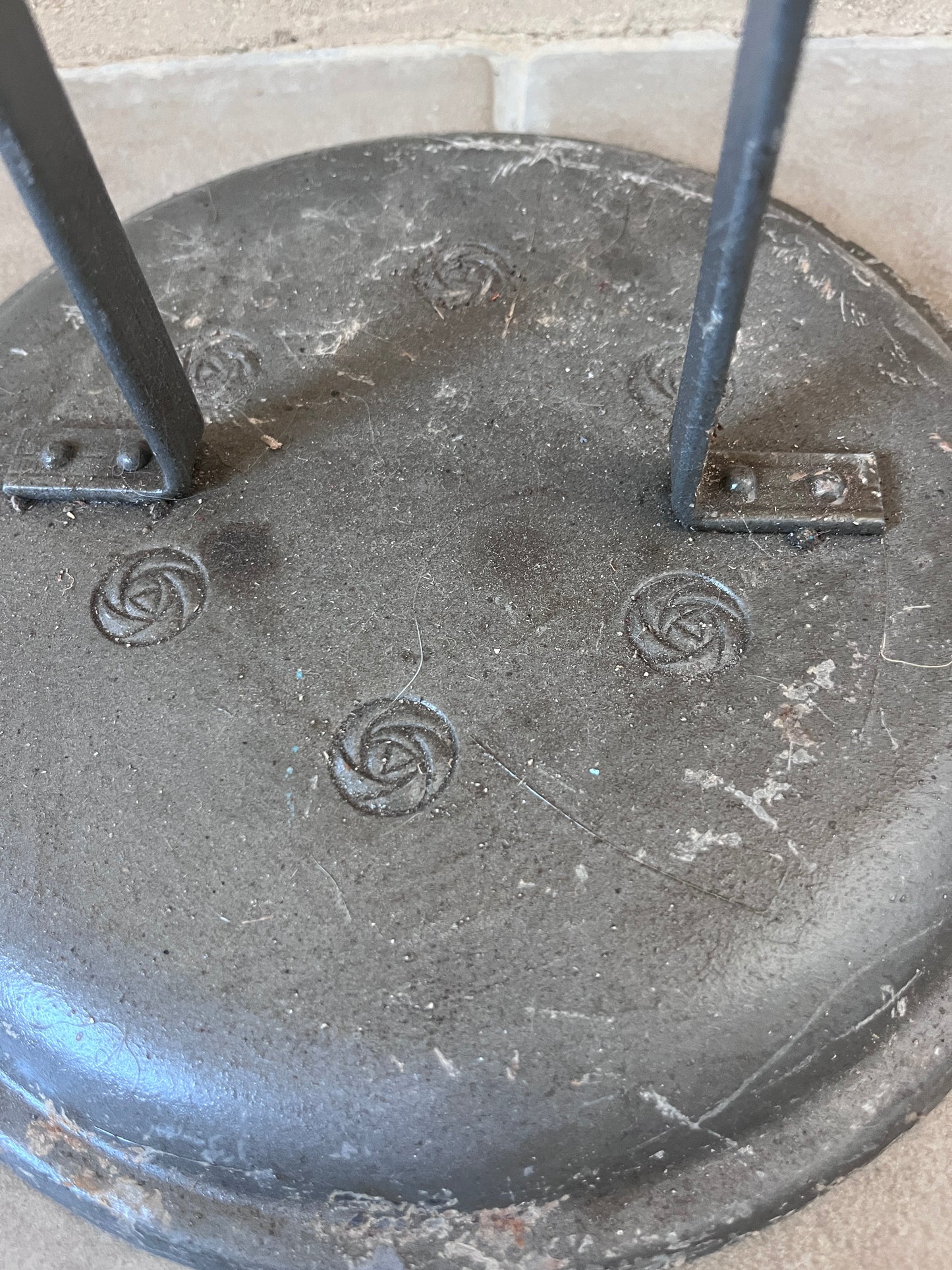 German Arts & Crafts Wrought-Iron Smoking Stand, 1916
