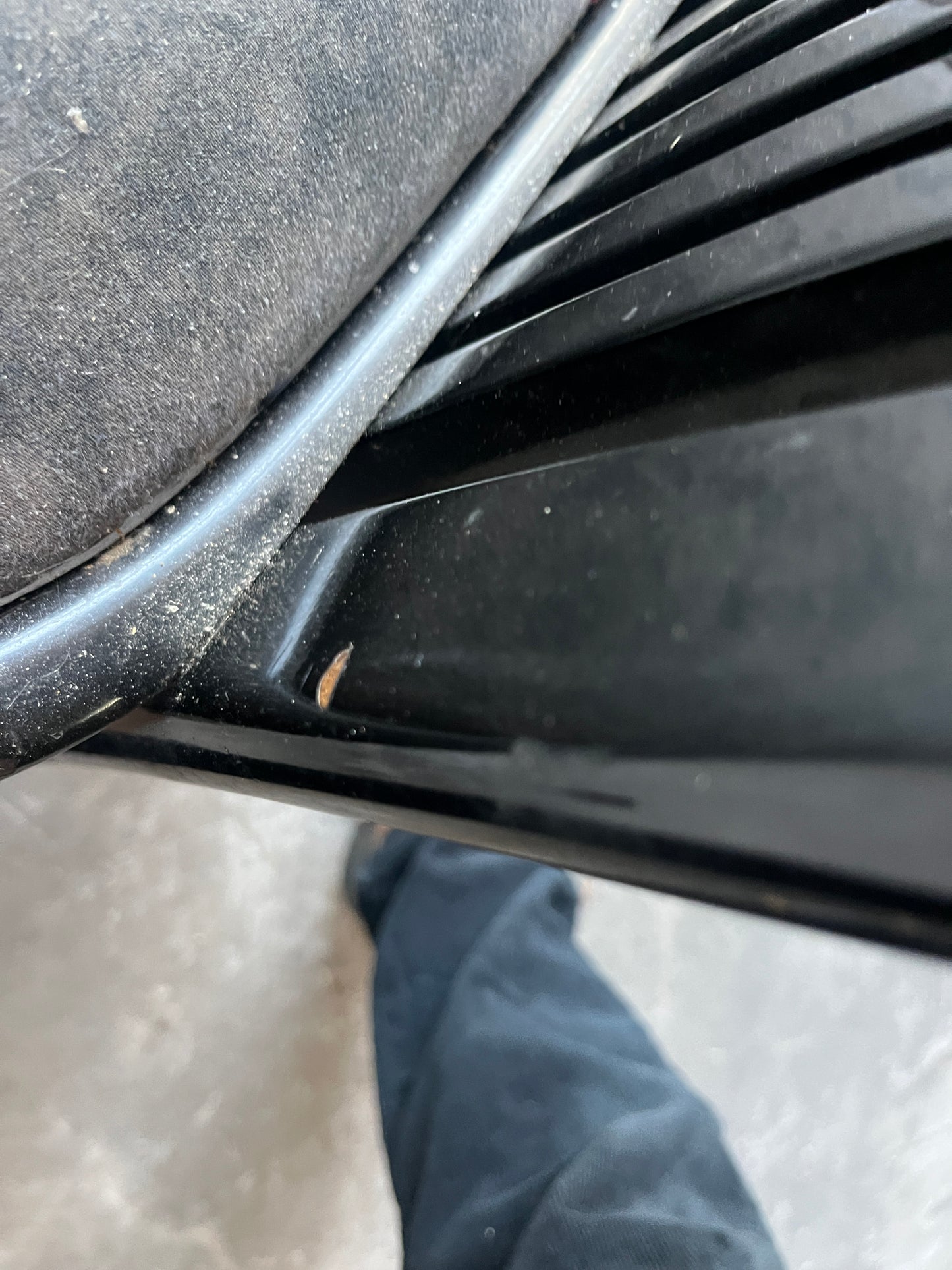 Set of 6 Black Vintage Dining Chairs