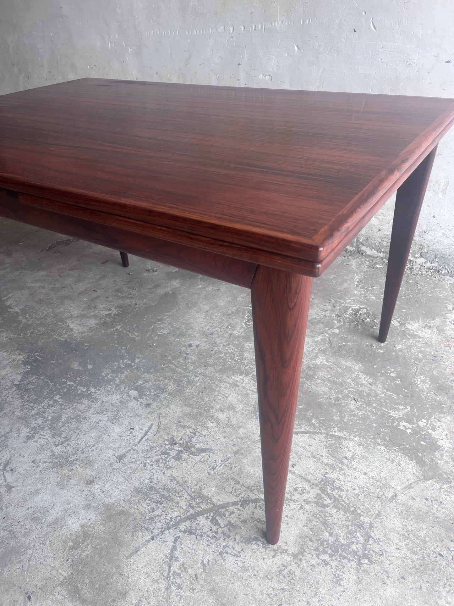 Danish Rosewood Extendable Dining Table by Niels O. Møller, Model 254, Denmark, 1960s