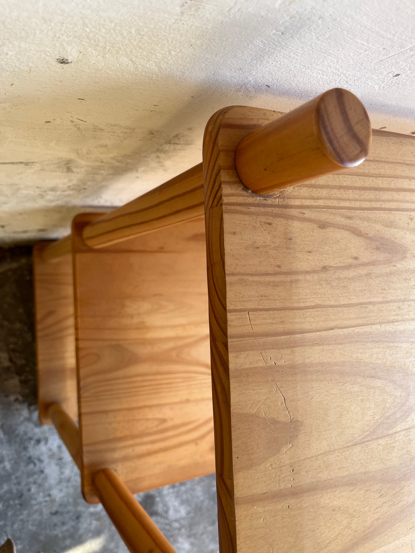 Vintage Pine Wooden Shelving Unit – 1970s