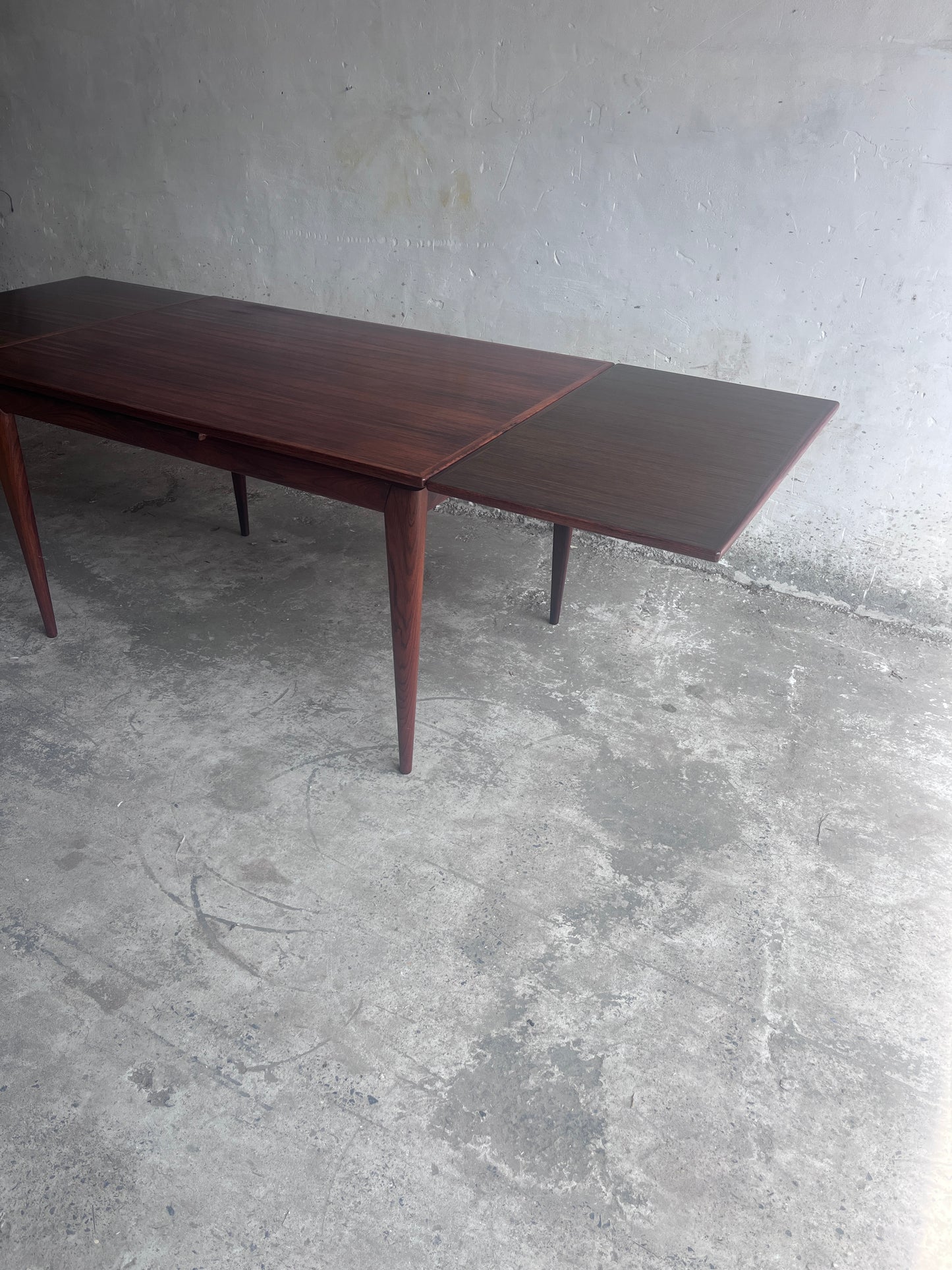 Danish Rosewood Extendable Dining Table by Niels O. Møller, Model 254, Denmark, 1960s