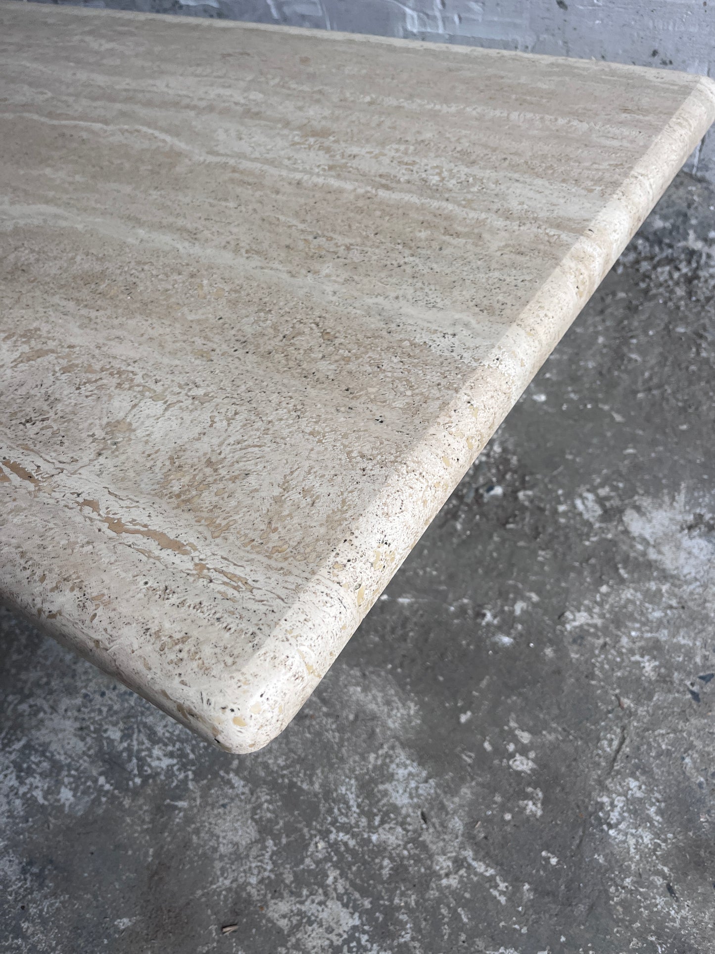 Italian Travertine Coffee Table – 1970s