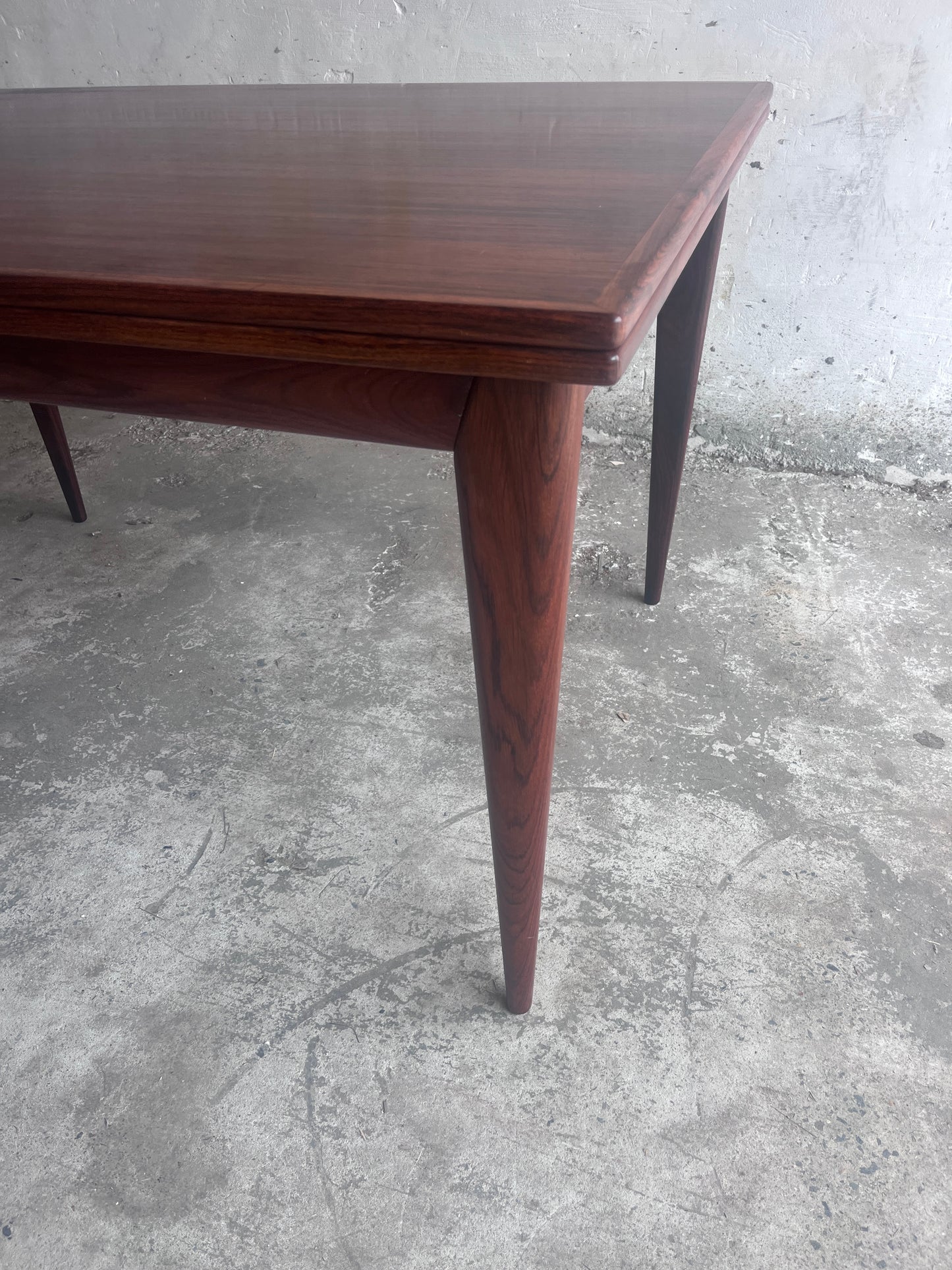 Danish Rosewood Extendable Dining Table by Niels O. Møller, Model 254, Denmark, 1960s