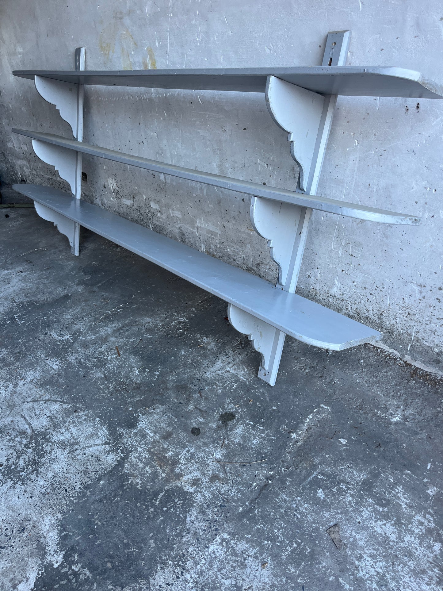 XL Antique French Wall Rack – Industrial Style
