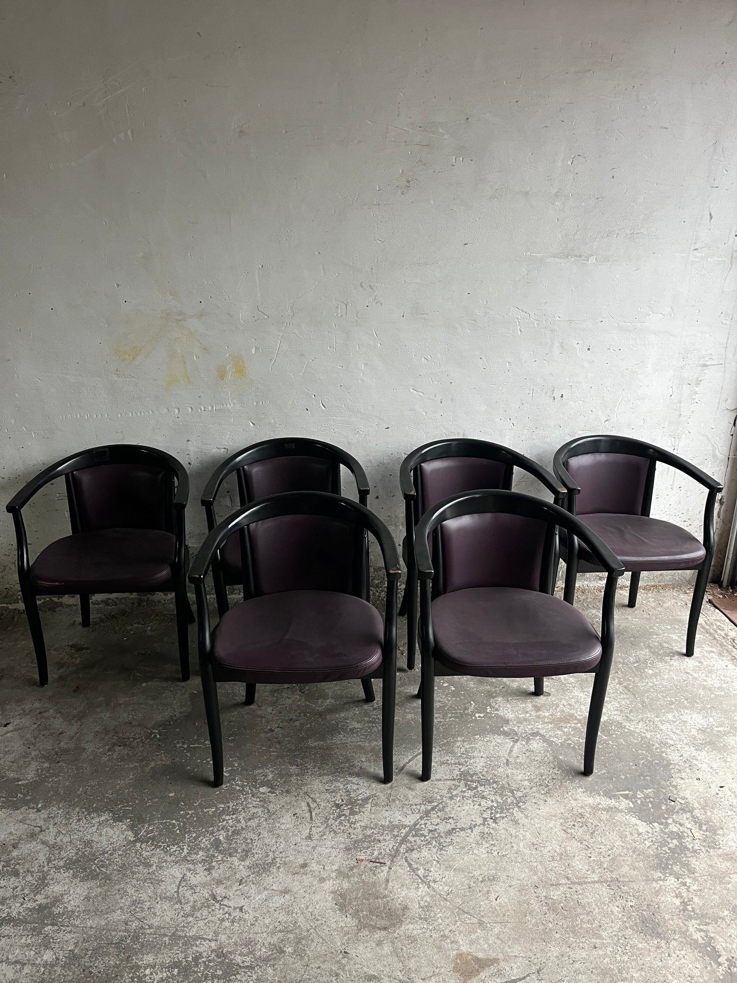 Set of 6 Gemla Sweden Armchairs – Sabena Aviation
