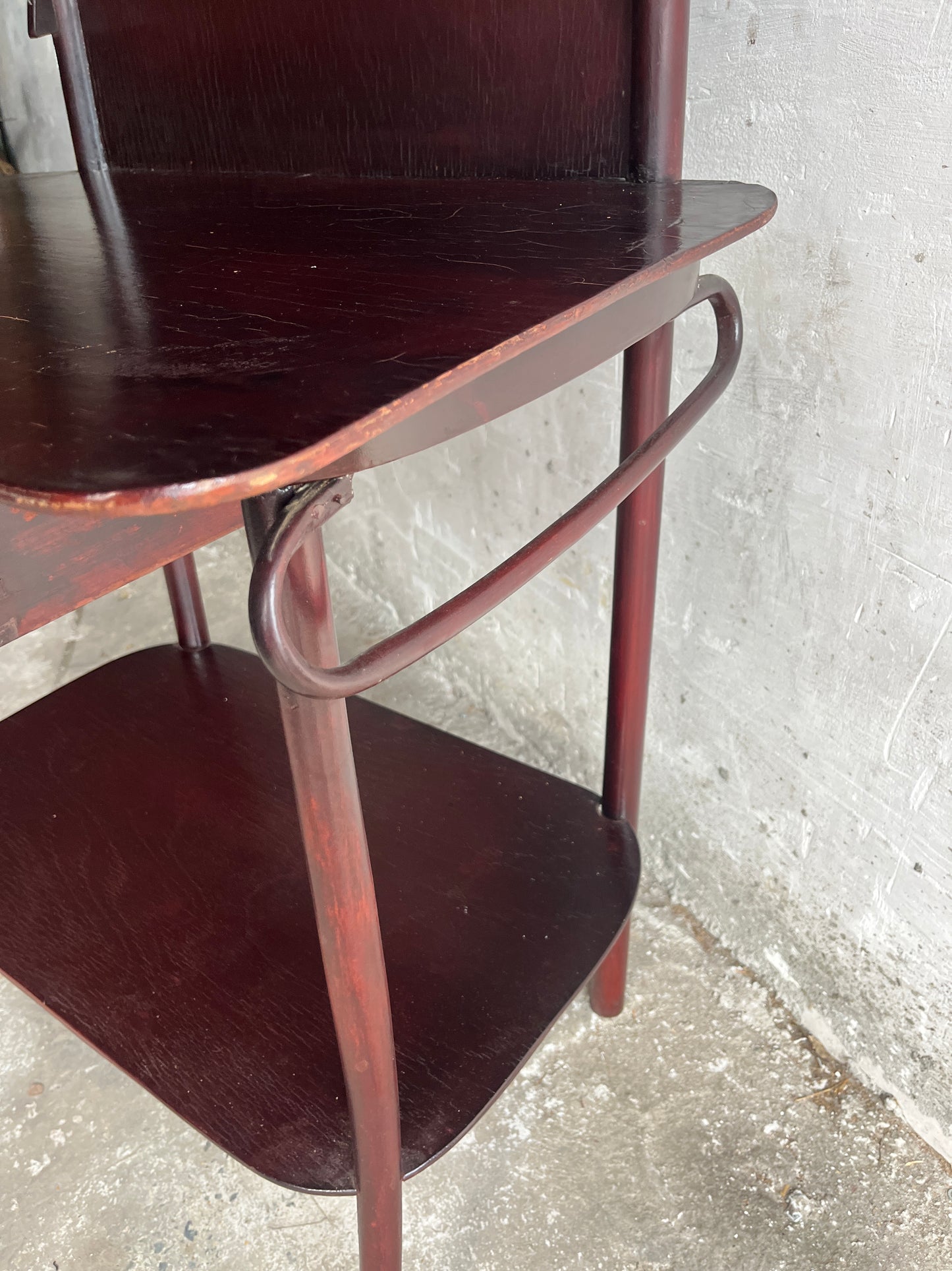 Antique Art Deco Vanity Table with Mirror, 1930s