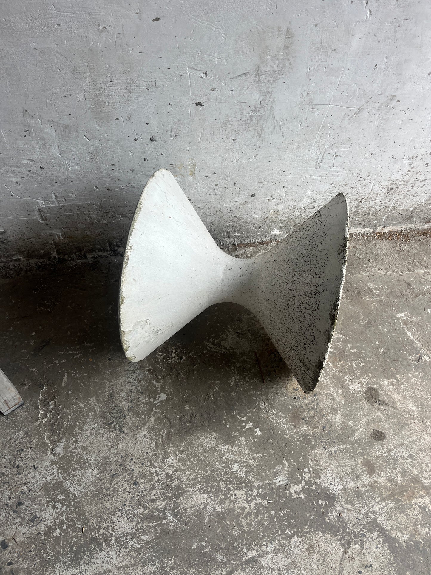 Vintage Sculptural Concrete Planter – 1970s