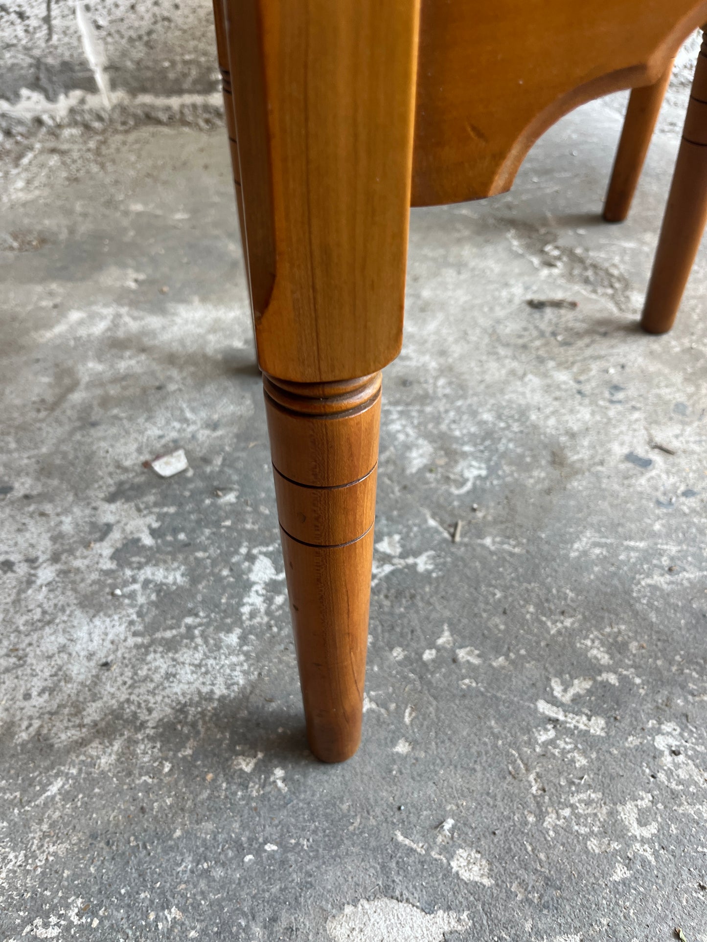 Set of 3 Rustic Gothic Revival Stools, 1970s