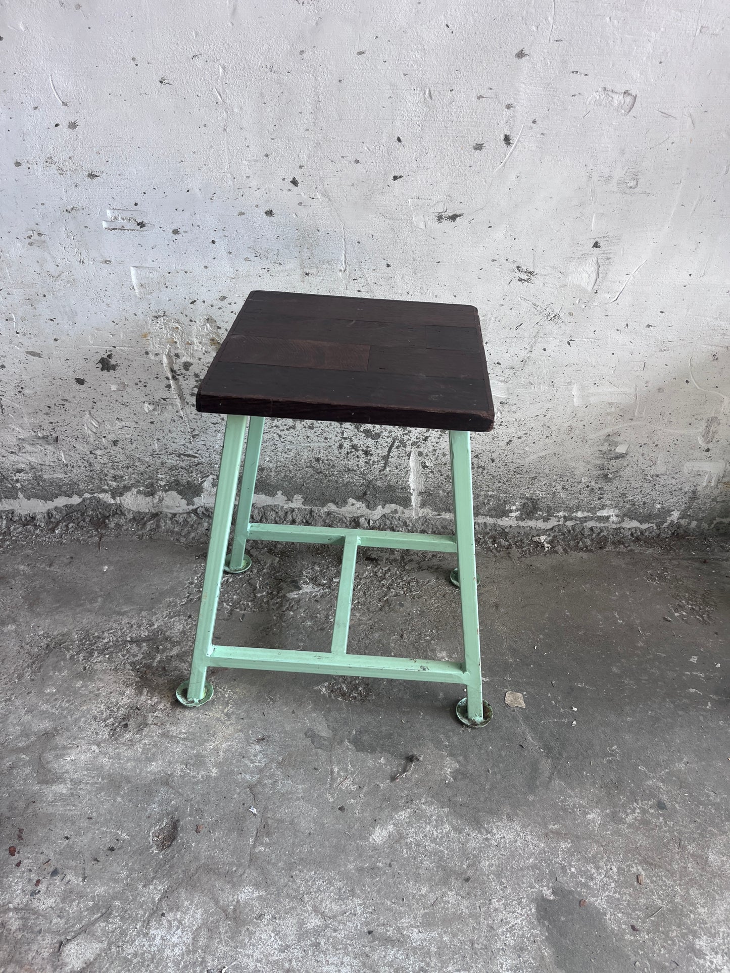 Vintage Industrial Benches and Stools, Set of 9, 1950s–1960s