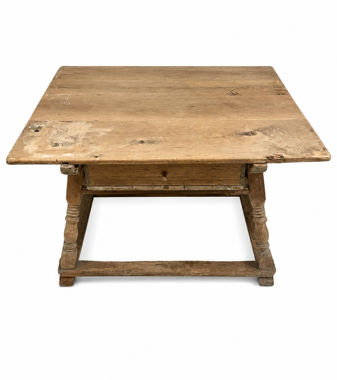 19th Century Antique Merchant’s Pay Table in Solid Wood