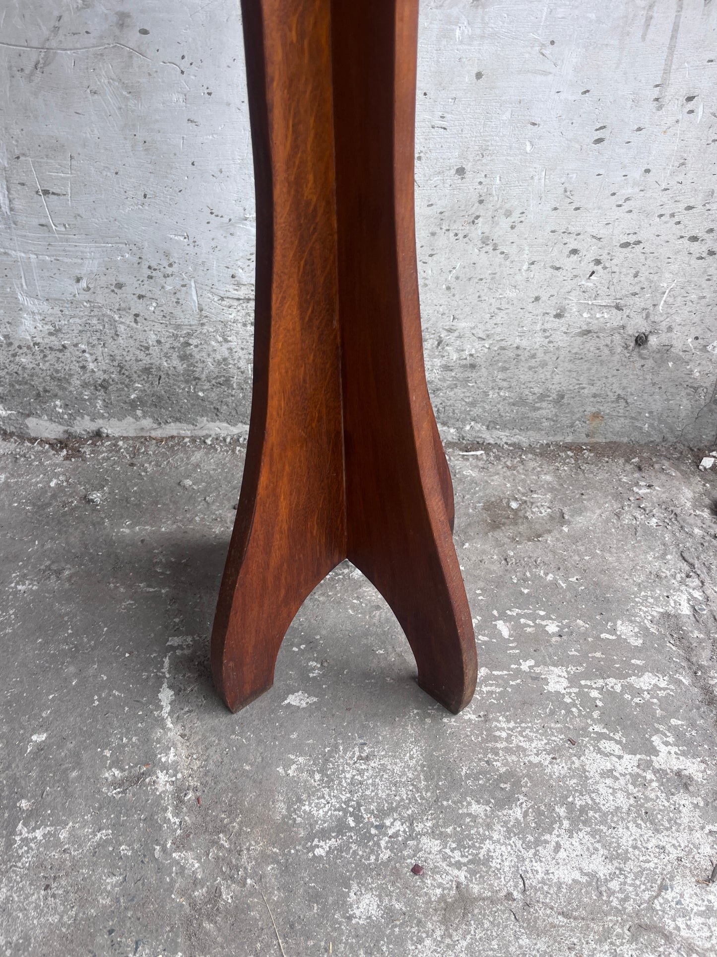Pair of Arts & Crafts Wooden Pedestal Stands, France, circa 1920