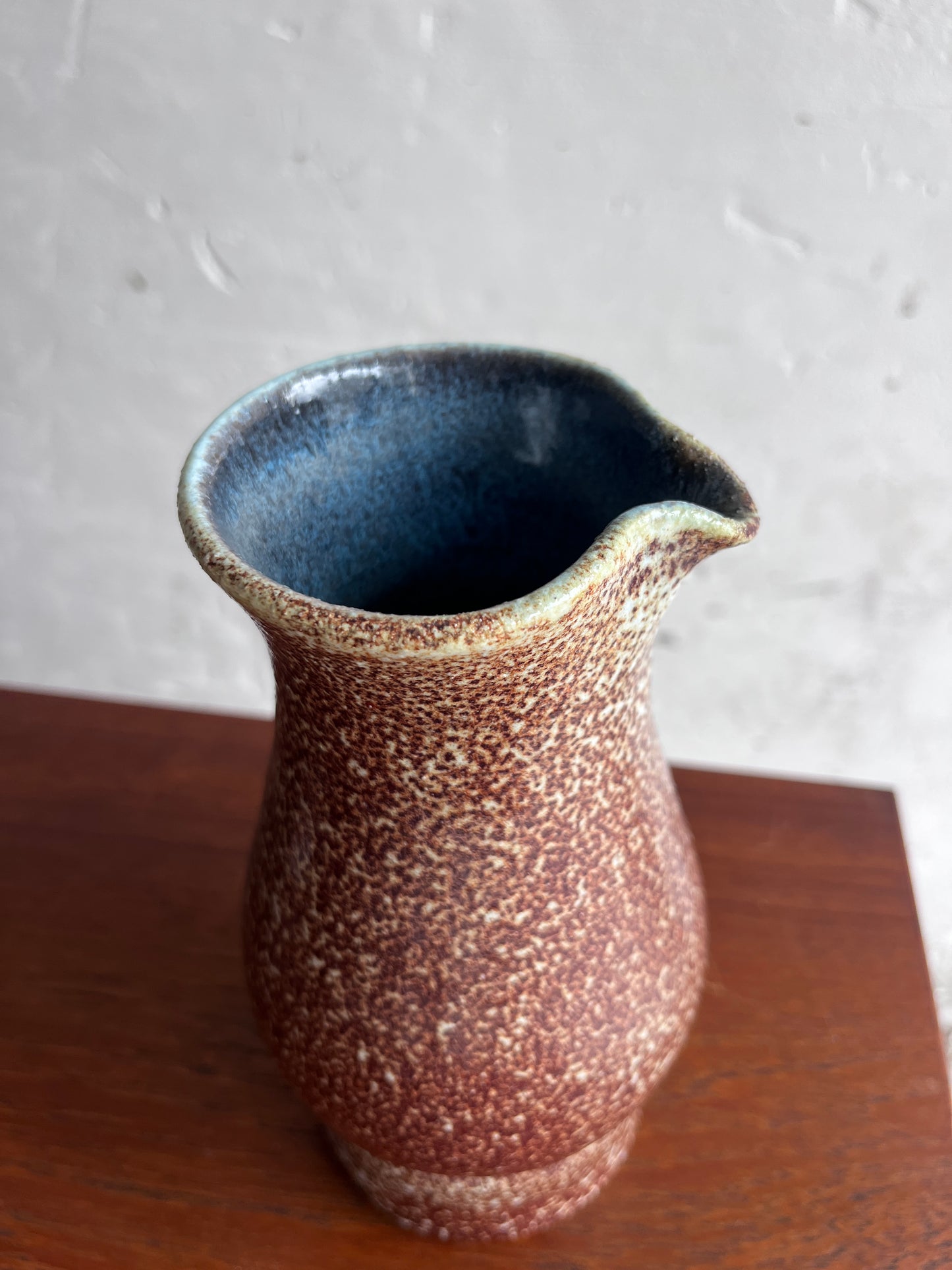 Signed Pair of Accolay Ceramic Pitchers, France, 1960s