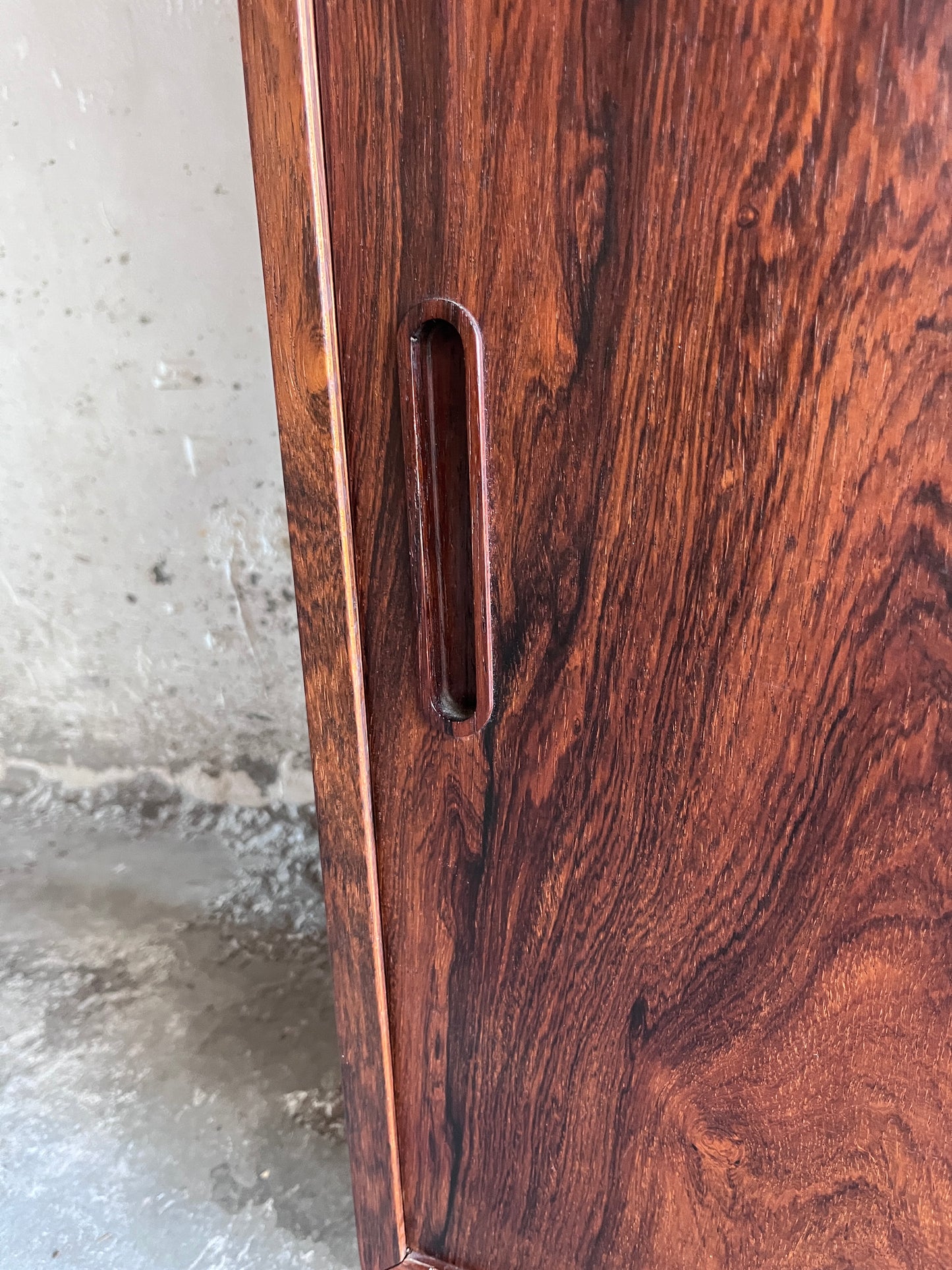 Rosewood Model HU-9 Secretary Bookcase by Poul Hundevad, Denmark, 1960s