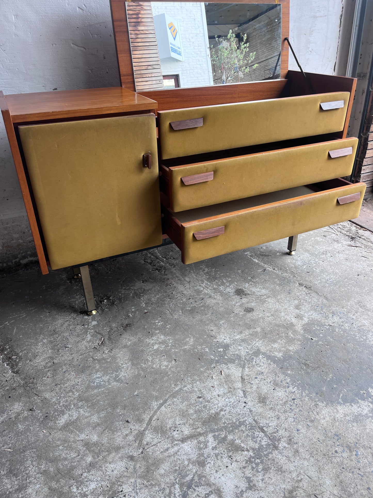 Roger Landault Dressing Table for Regy, France, 1960s