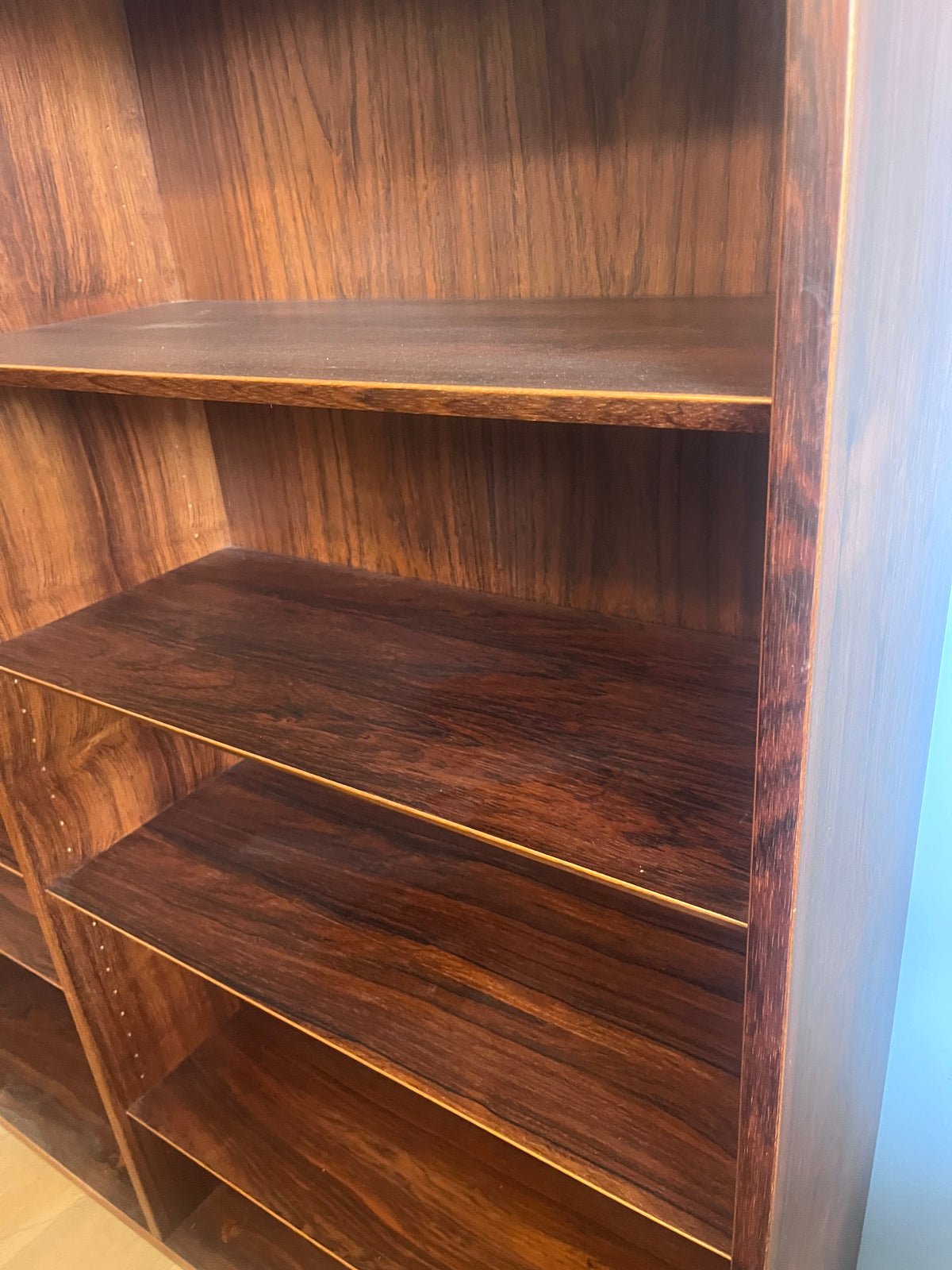 Danish Rosewood Bookcase by Hundevad & Co., 1960s