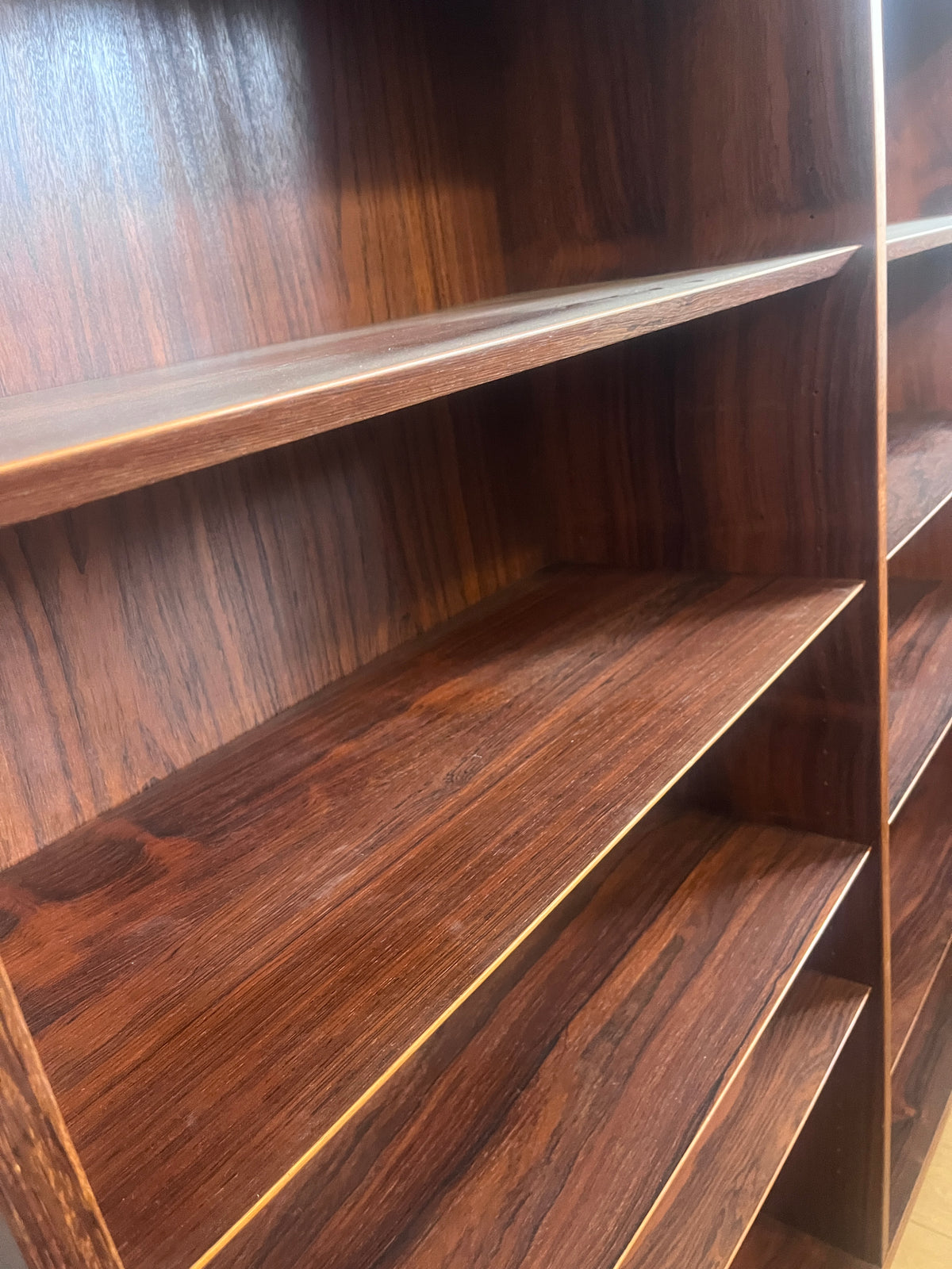 Danish Rosewood Bookcase by Hundevad & Co., 1960s