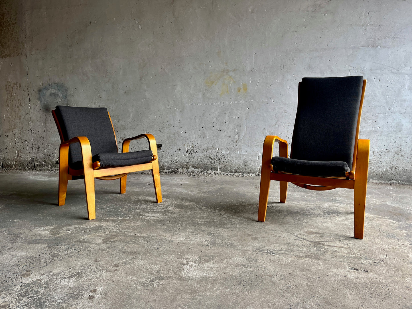 Pair of FB-05 & FB-06 Lounge Chairs by Cees Braakman for Pastoe, 1950s