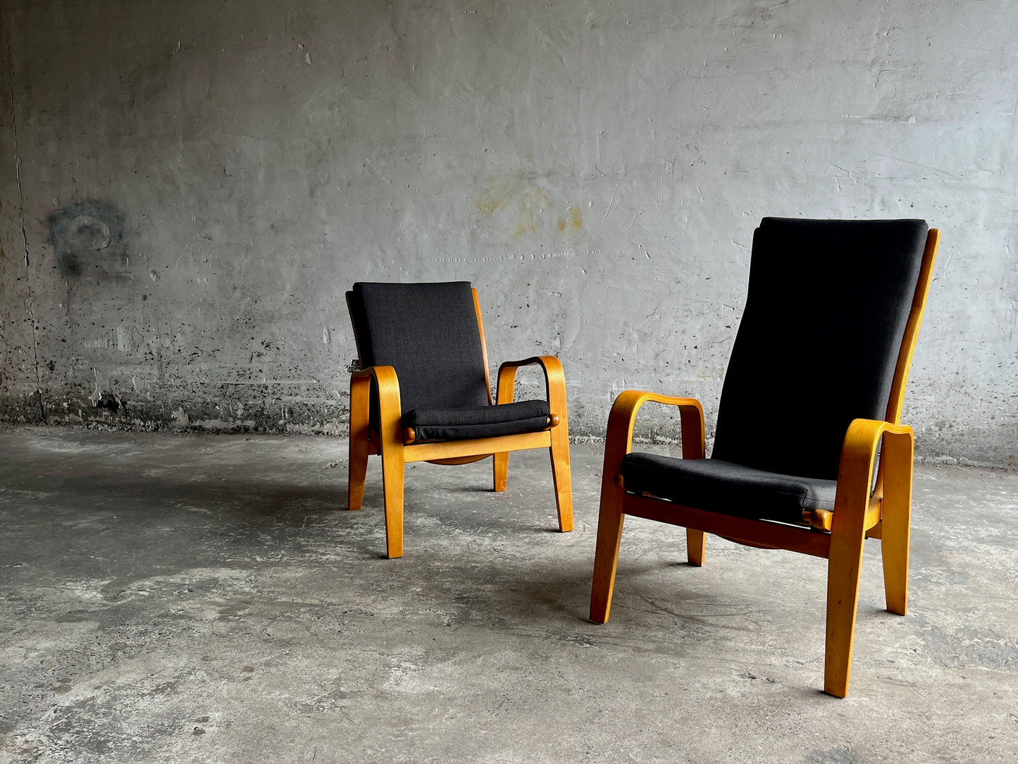 Pair of FB-05 & FB-06 Lounge Chairs by Cees Braakman for Pastoe, 1950s