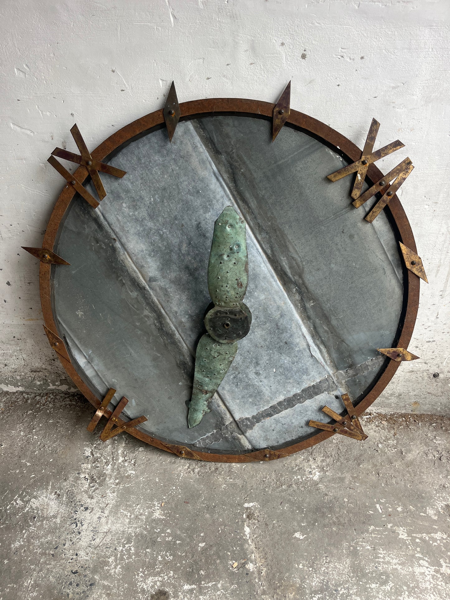 Large Industrial Clock Face (Ø104cm)