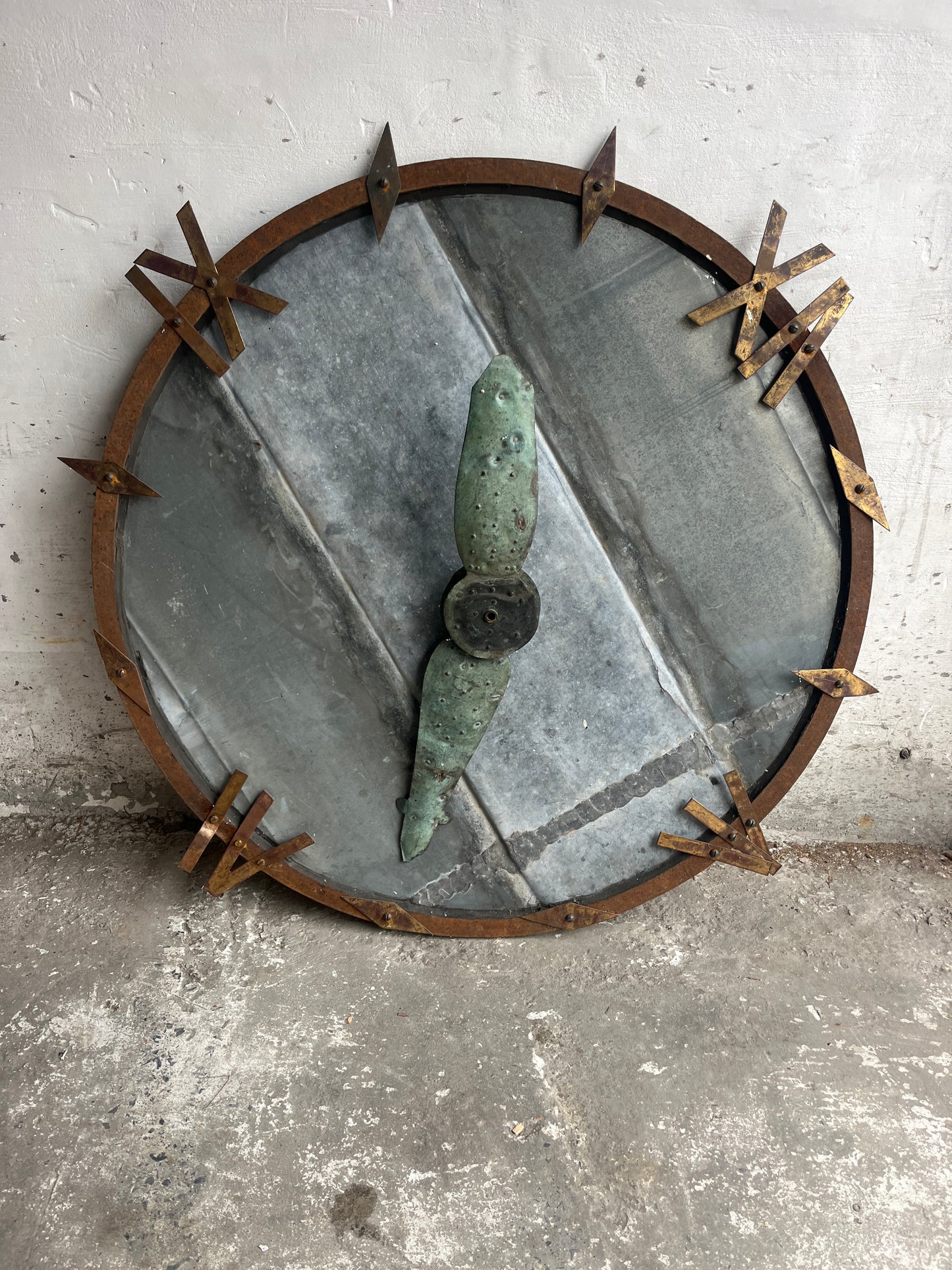 Large Industrial Clock Face (Ø104cm)
