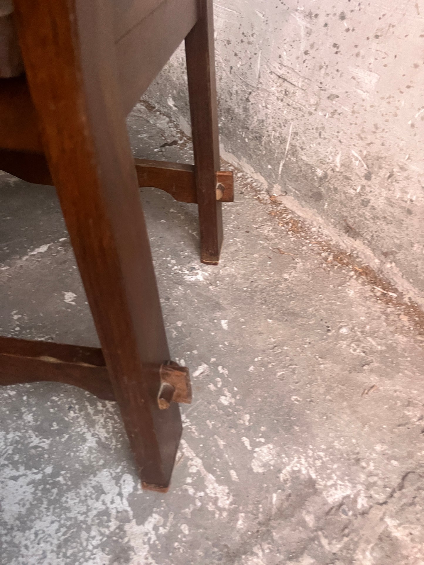 Brutalist Wooden Chairs – Set of 10 (1970s)