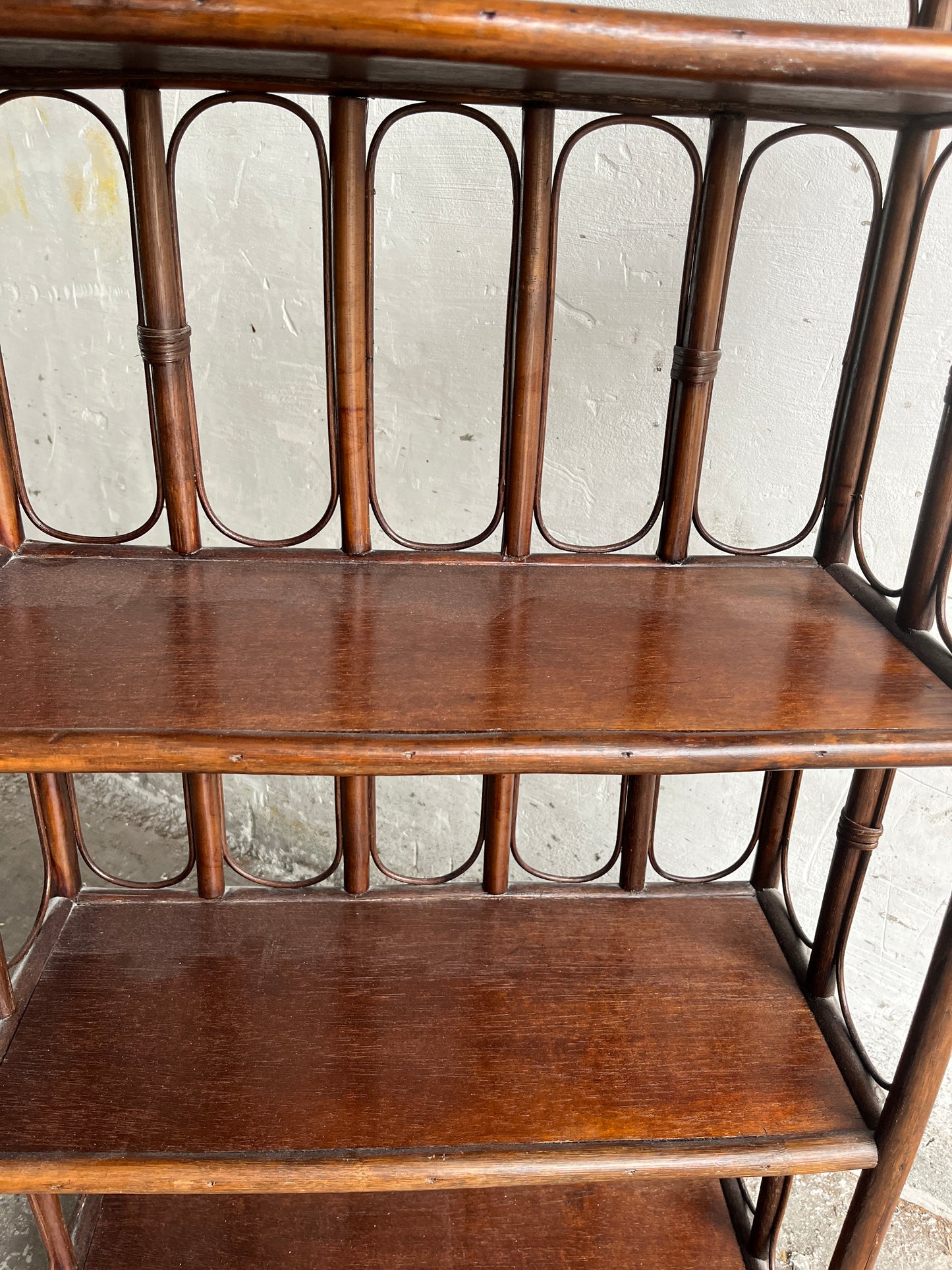 Early 20th-Century Bentwood Shelving Unit