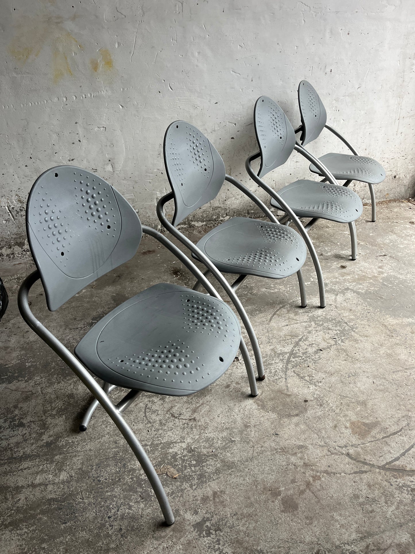 Gazzaro Italian Postmodern Chairs – Set of 4