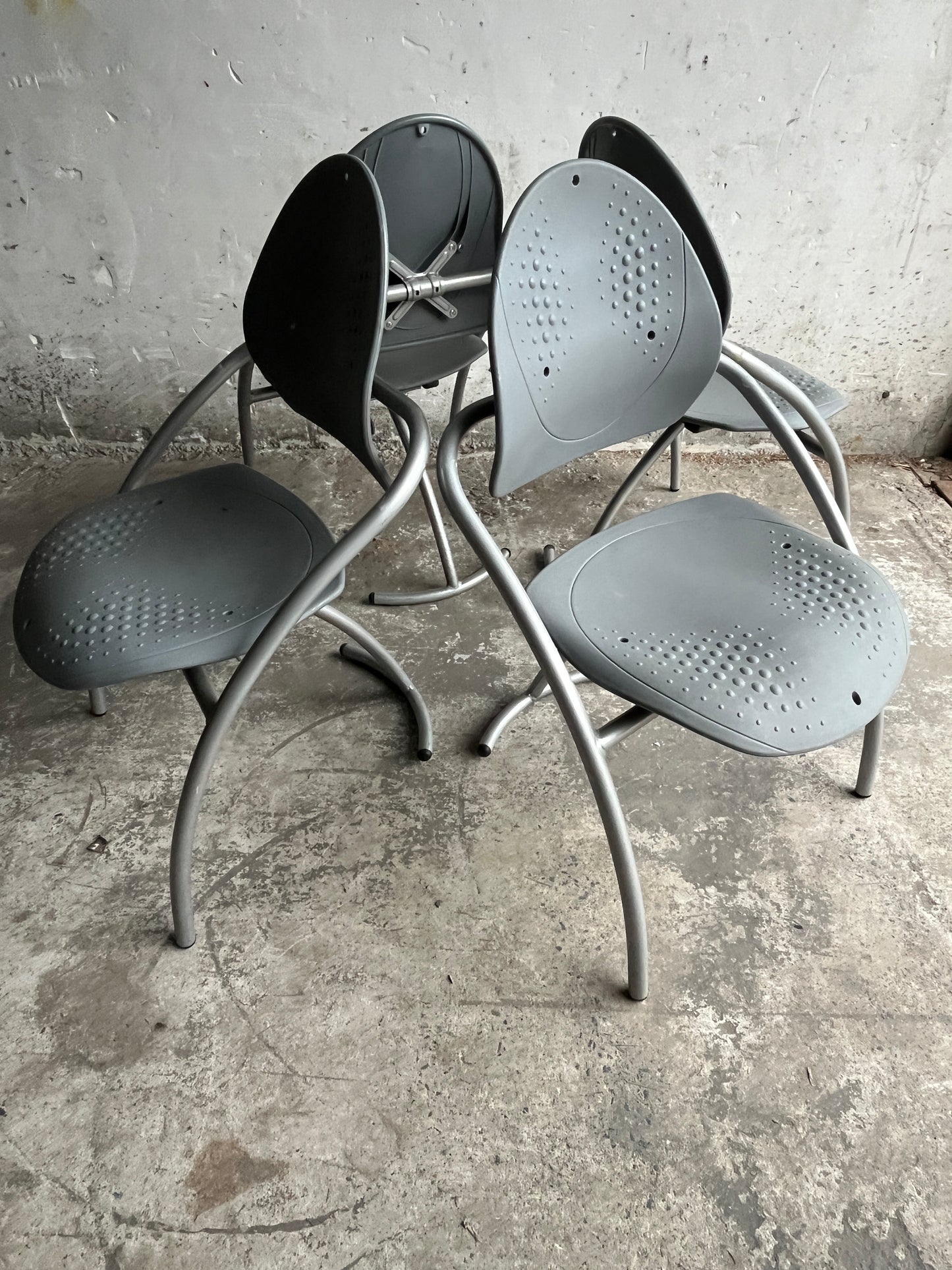 Gazzaro Italian Postmodern Chairs – Set of 4