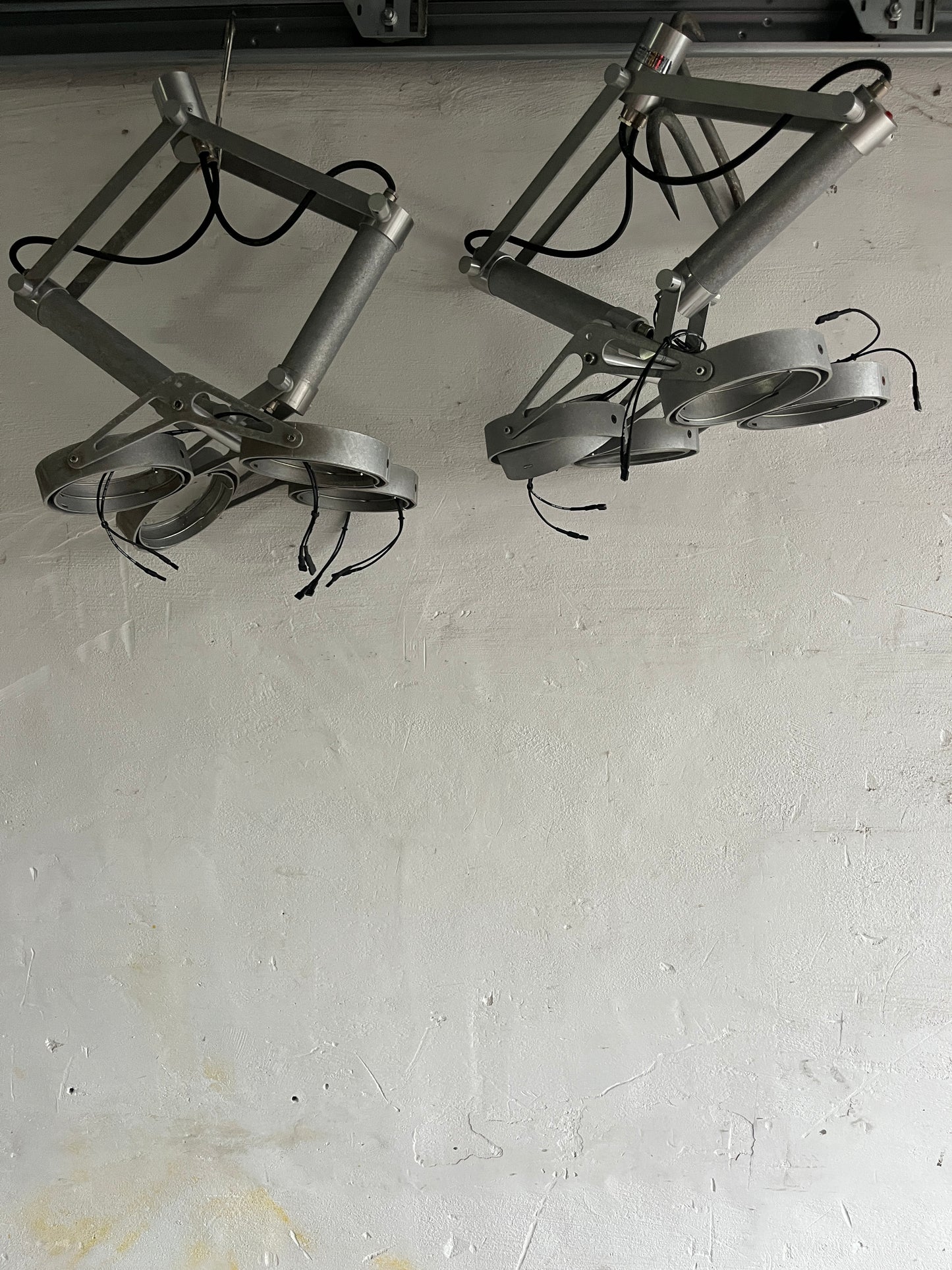 Set of 2 Nomad Adjustable Ceiling Lights by Modular Lighting Instruments