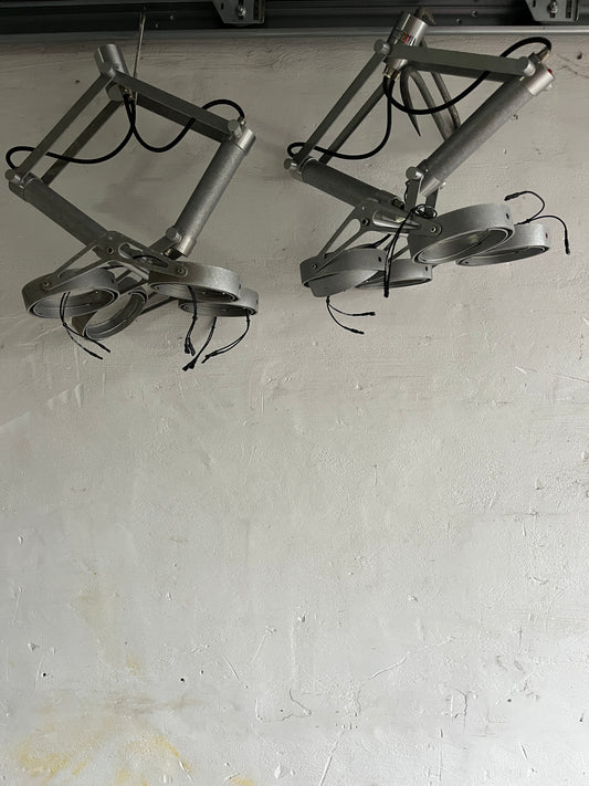 Set of 2 Nomad Adjustable Ceiling Lights by Modular Lighting Instruments