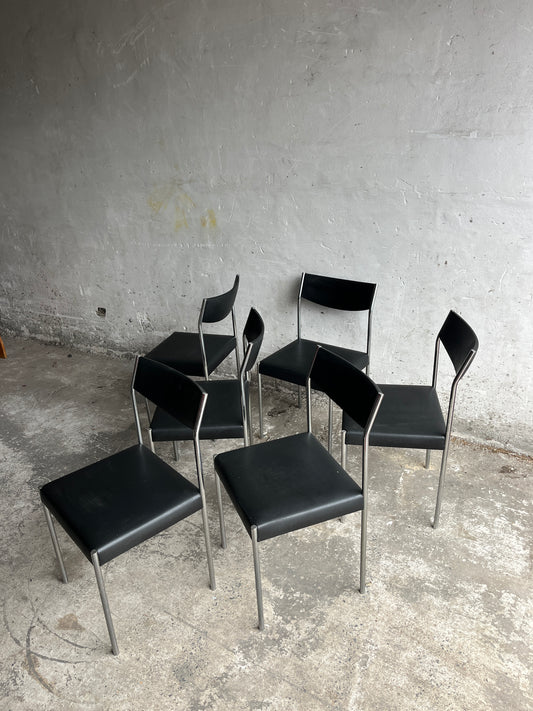Set of 6 Mid-Century Dining Chairs, 1950s