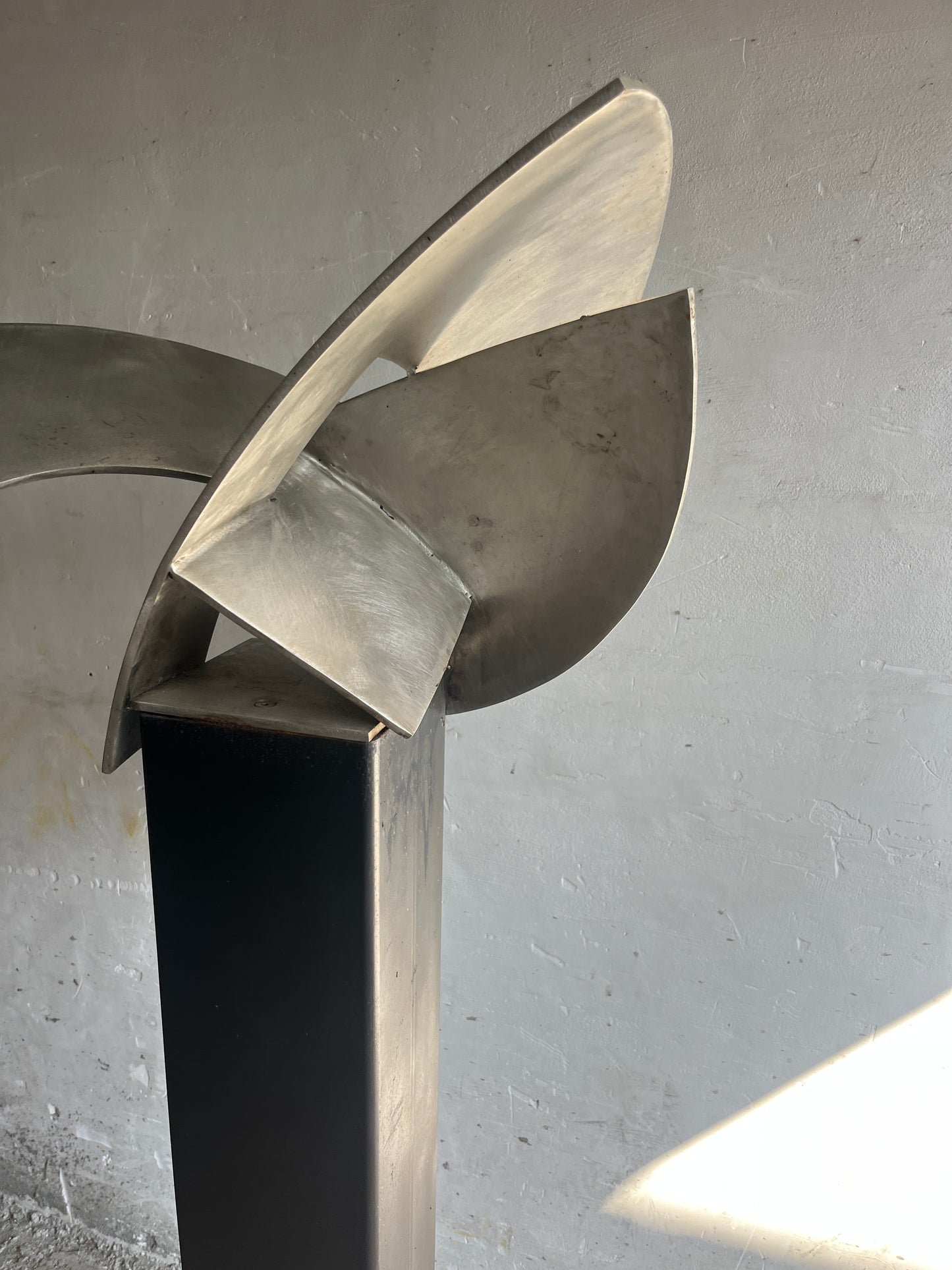 Alexander Ketele Abstract Steel Sculpture
