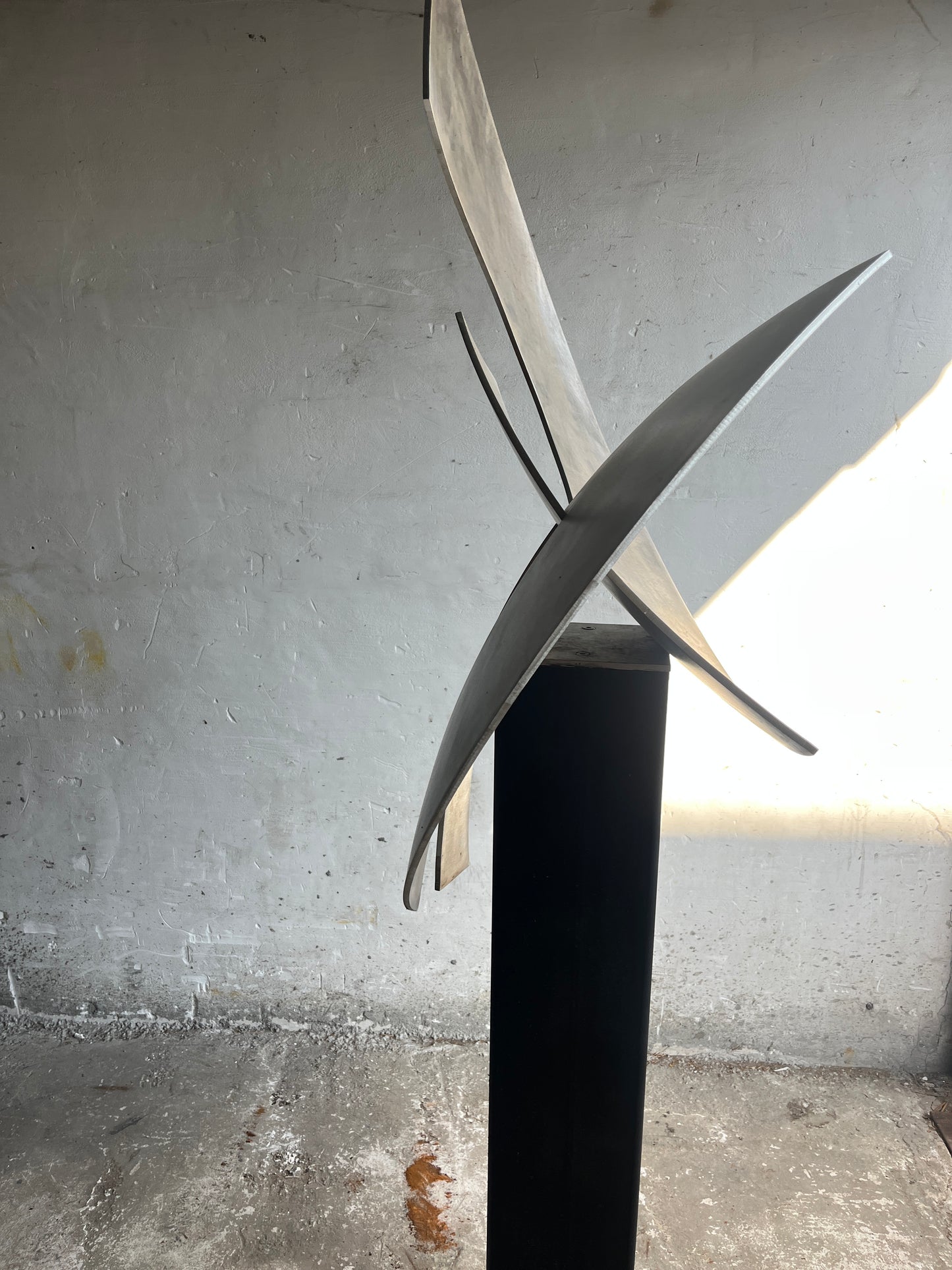Alexander Ketele Abstract Steel Sculpture