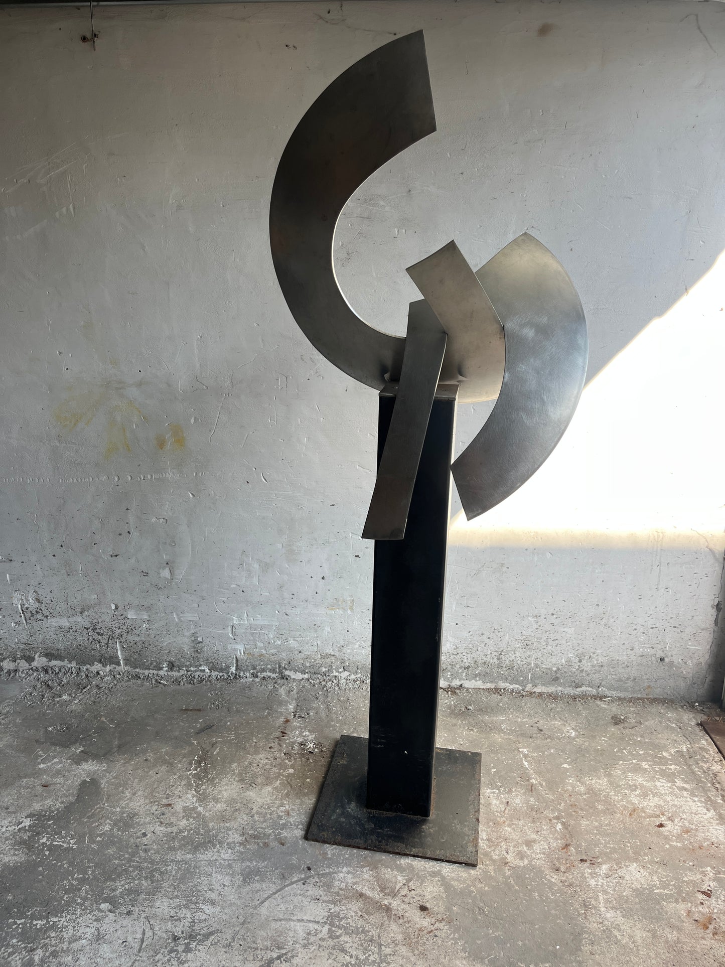 Alexander Ketele Abstract Steel Sculpture