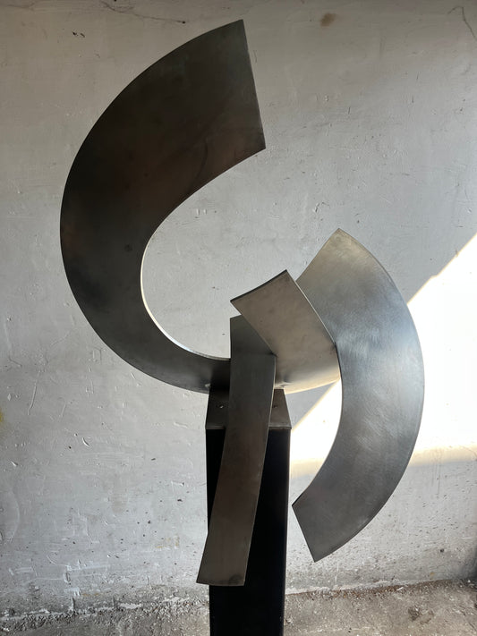 Alexander Ketele Abstract Steel Sculpture