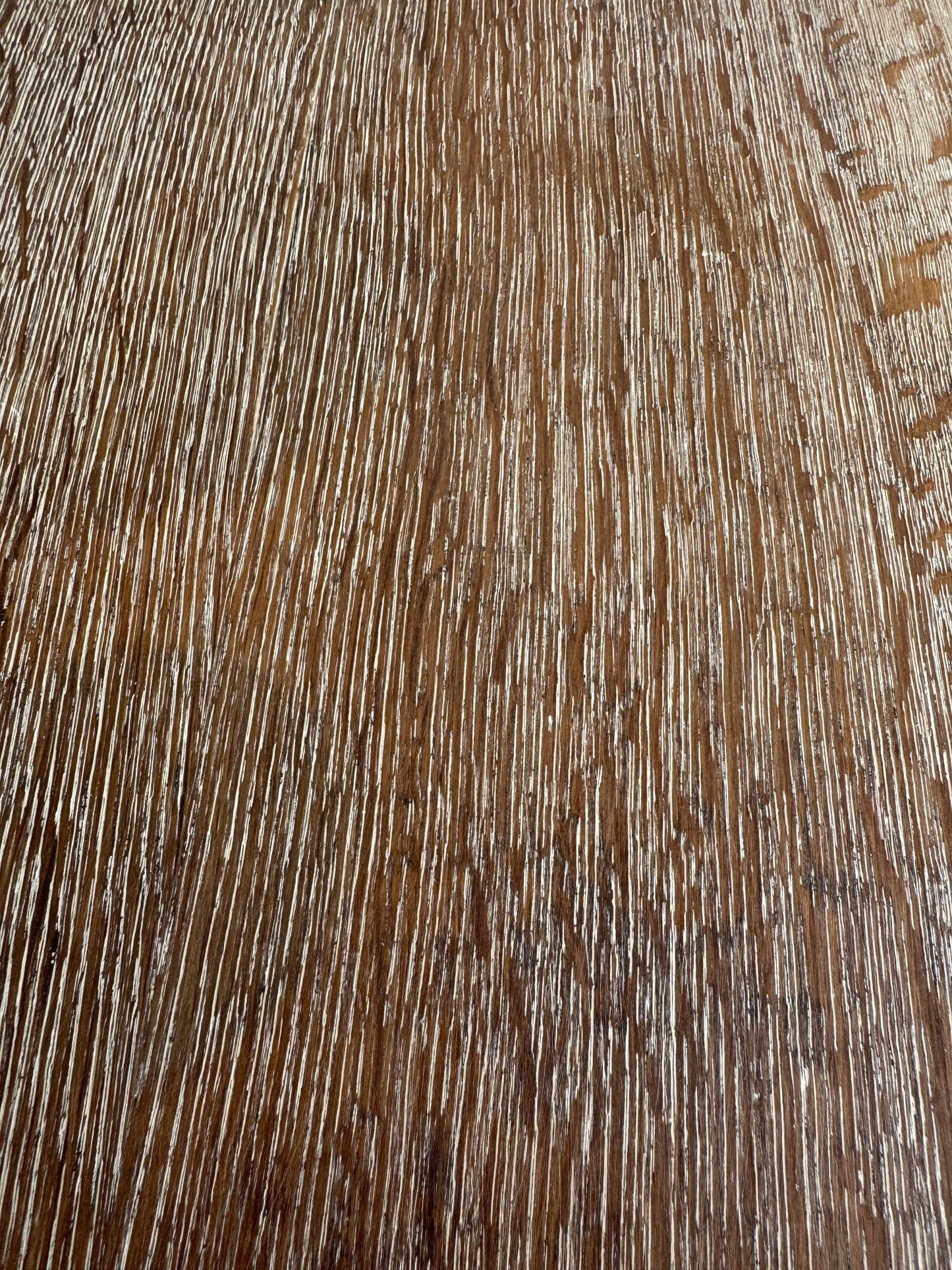 Art Deco bijzettafel in eikenhout met onderblad